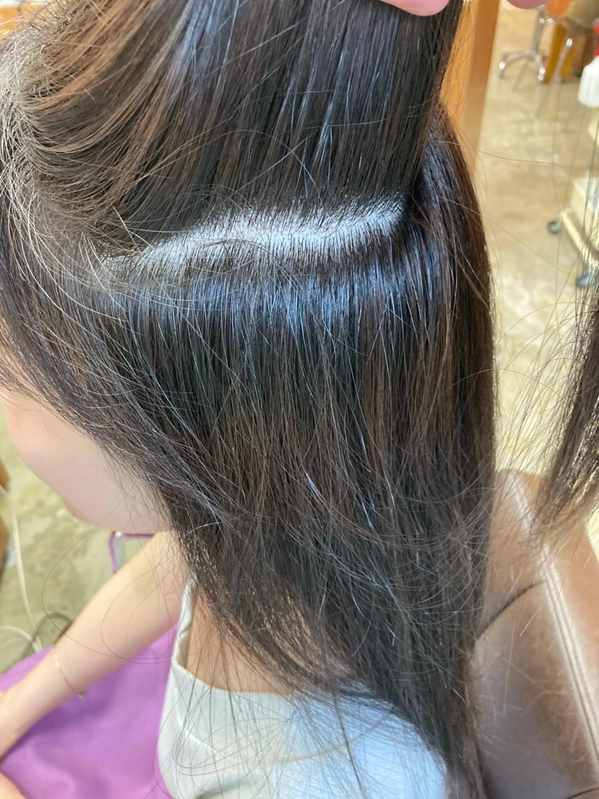 セミロング 【白髪ぼかし】 愛甲竜佑のヘアスタイル