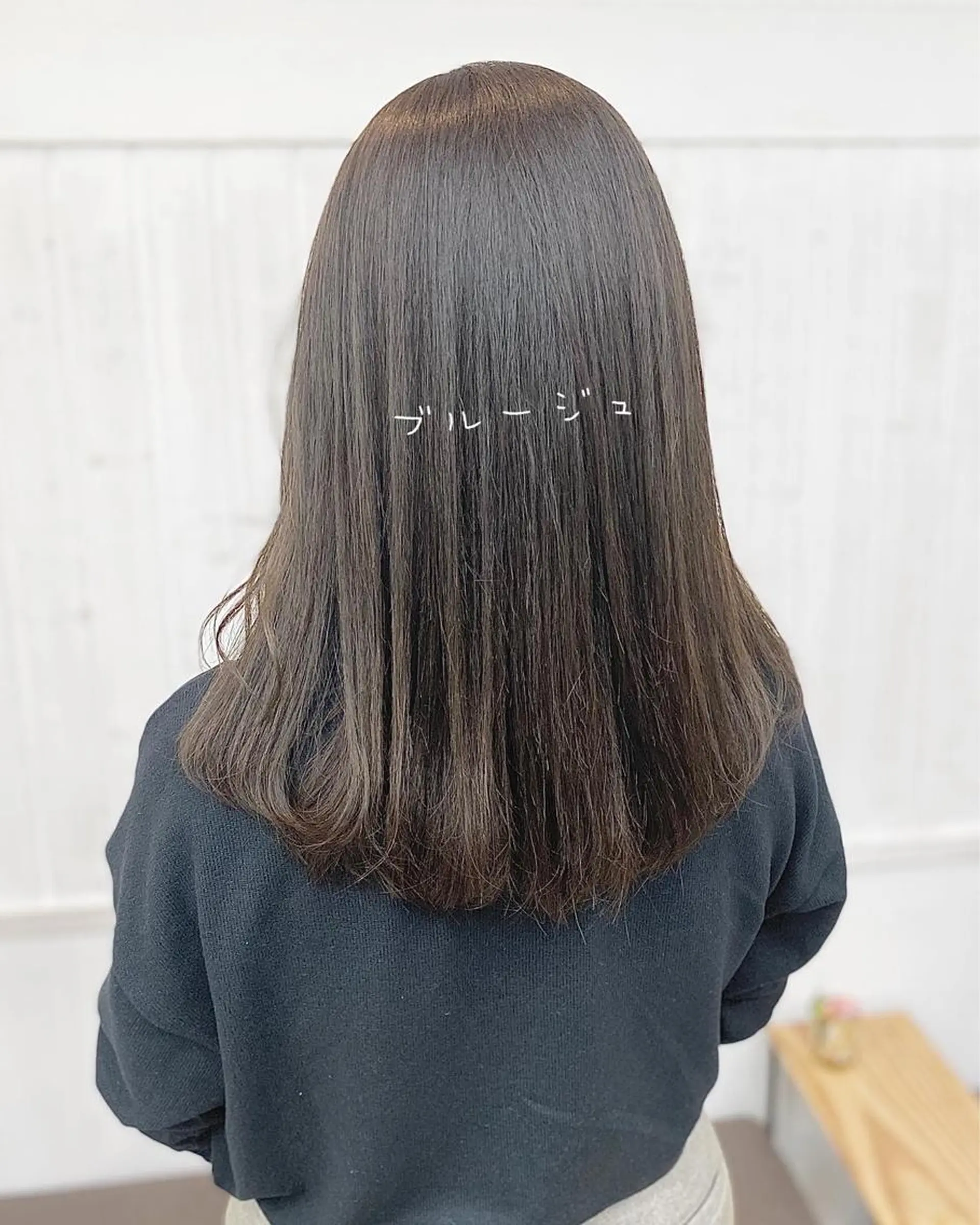 ミディアム ☀️透明感color KURO☀️のヘアスタイル