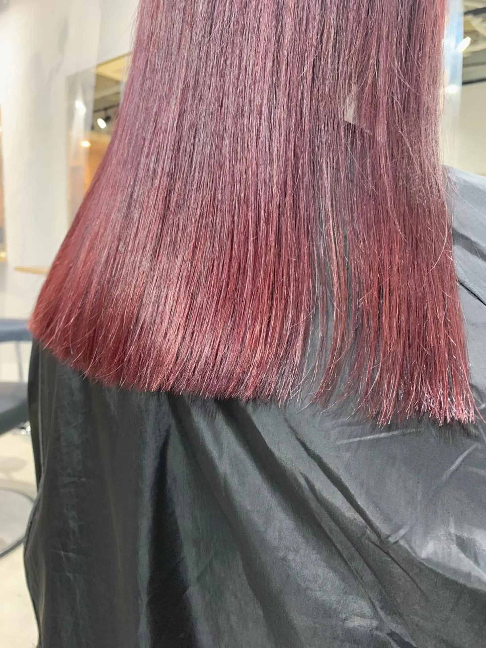 セミロング カラー ボブパーマコテ巻き風 パーマNo1深江秀平のヘアスタイル