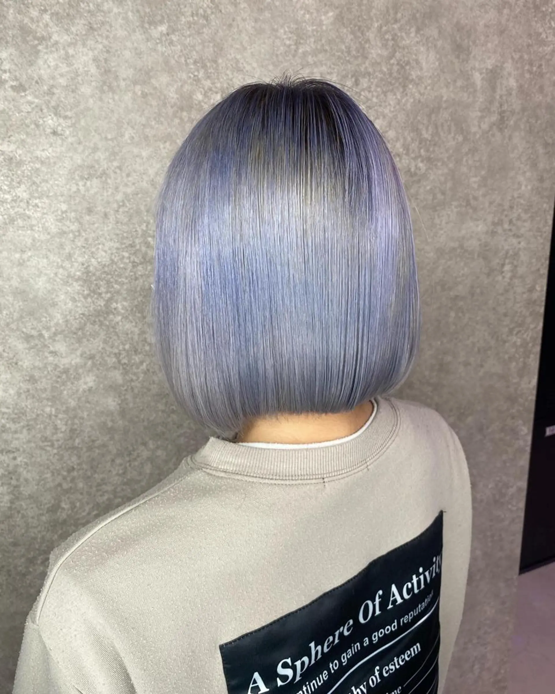 ロング カラー アッシュ ラベンダーカラー ラベンダーアッシュ 髪質改善 UNDER vr 【アンダーバー】のヘアスタイル