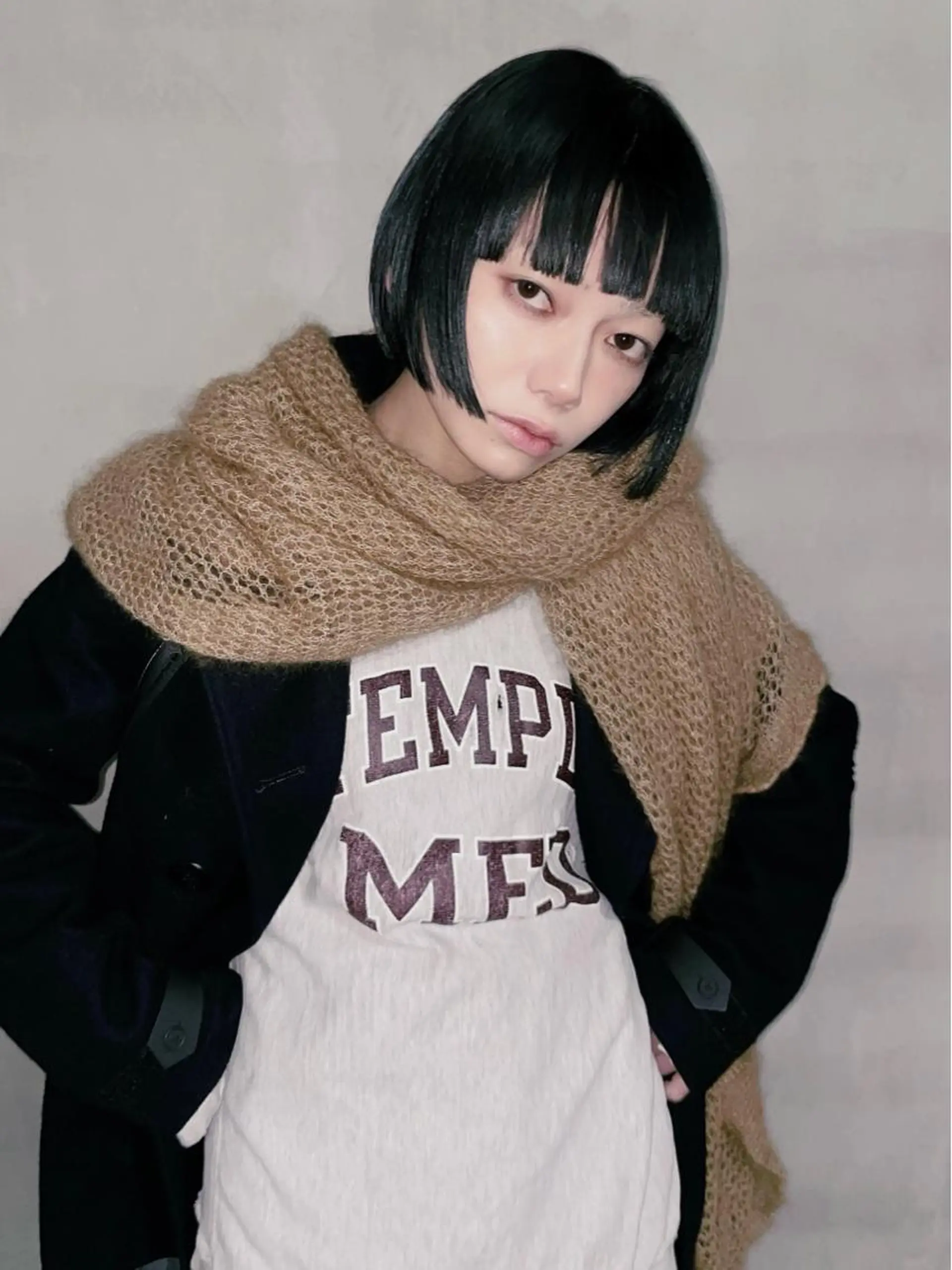 ショート カラー ブリーチ🪡 ボブ🐬レイヤーのヘアスタイル