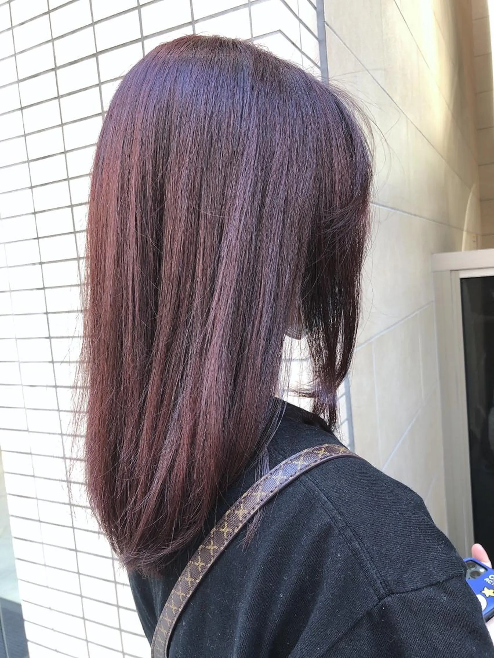 ロング カット 縮毛矯正 阿部 美咲のヘアスタイル