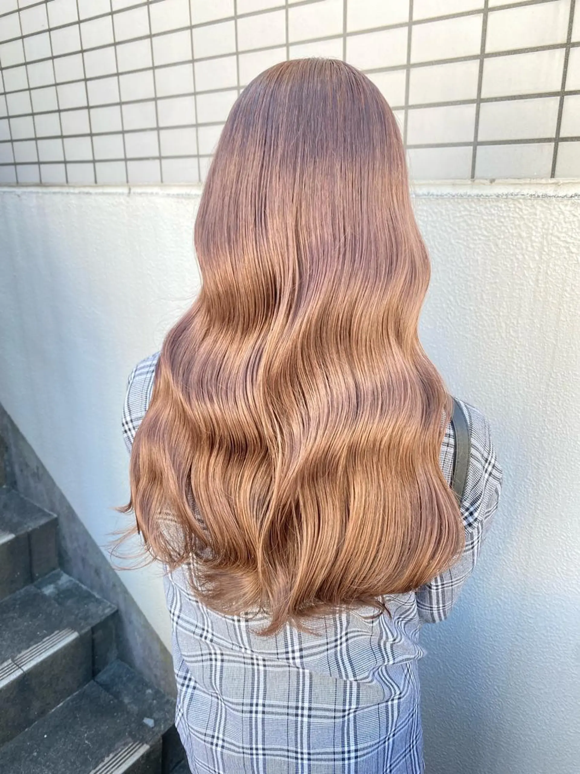 ロング カラー エフェクトブリーチ 🌟前澤啓太朗のヘアスタイル