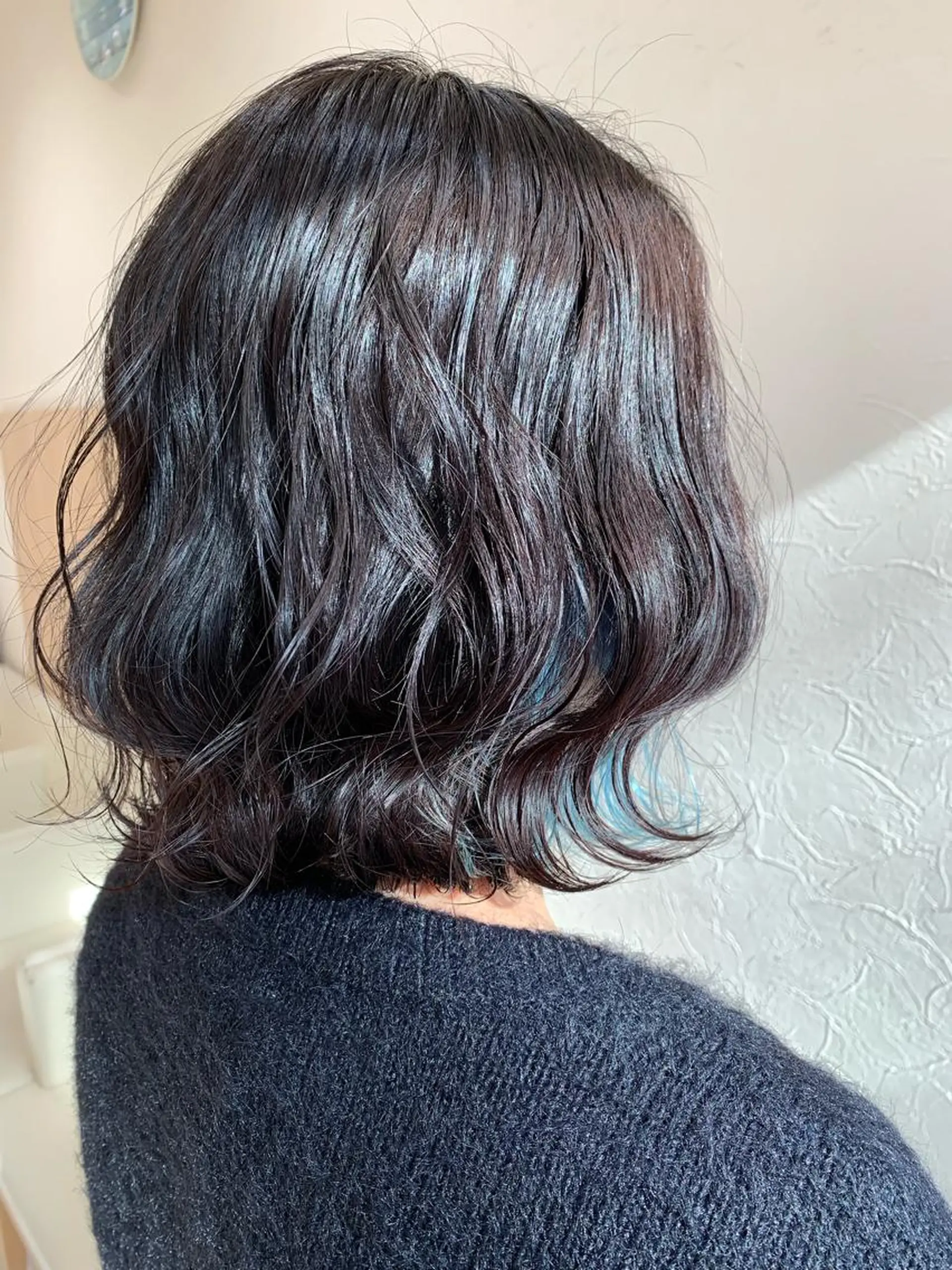 ミディアム カラー 店長ハイトーンカラー 柞山史奈のヘアスタイル