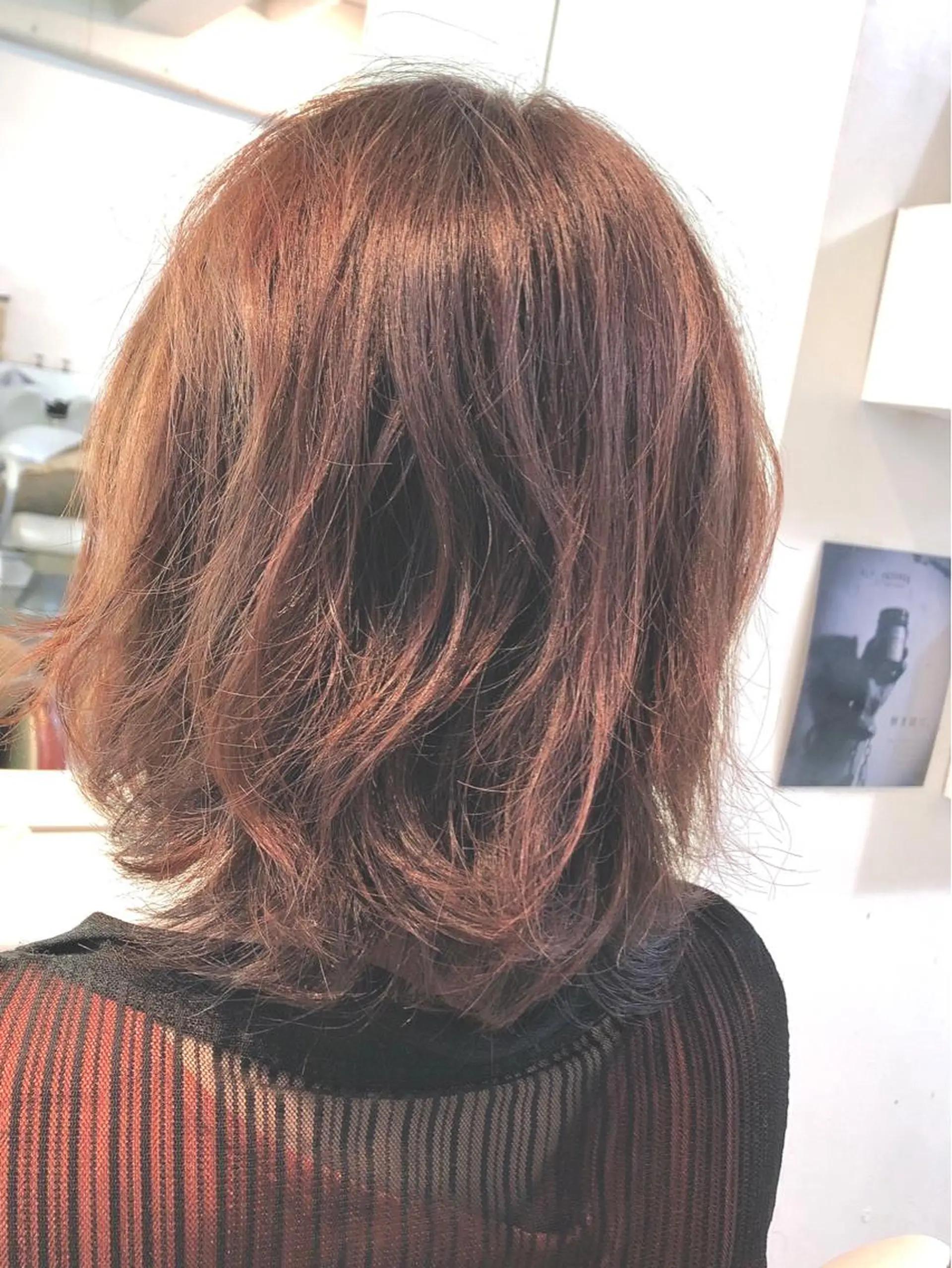 ミディアム カラー 保住 亮太のヘアスタイル