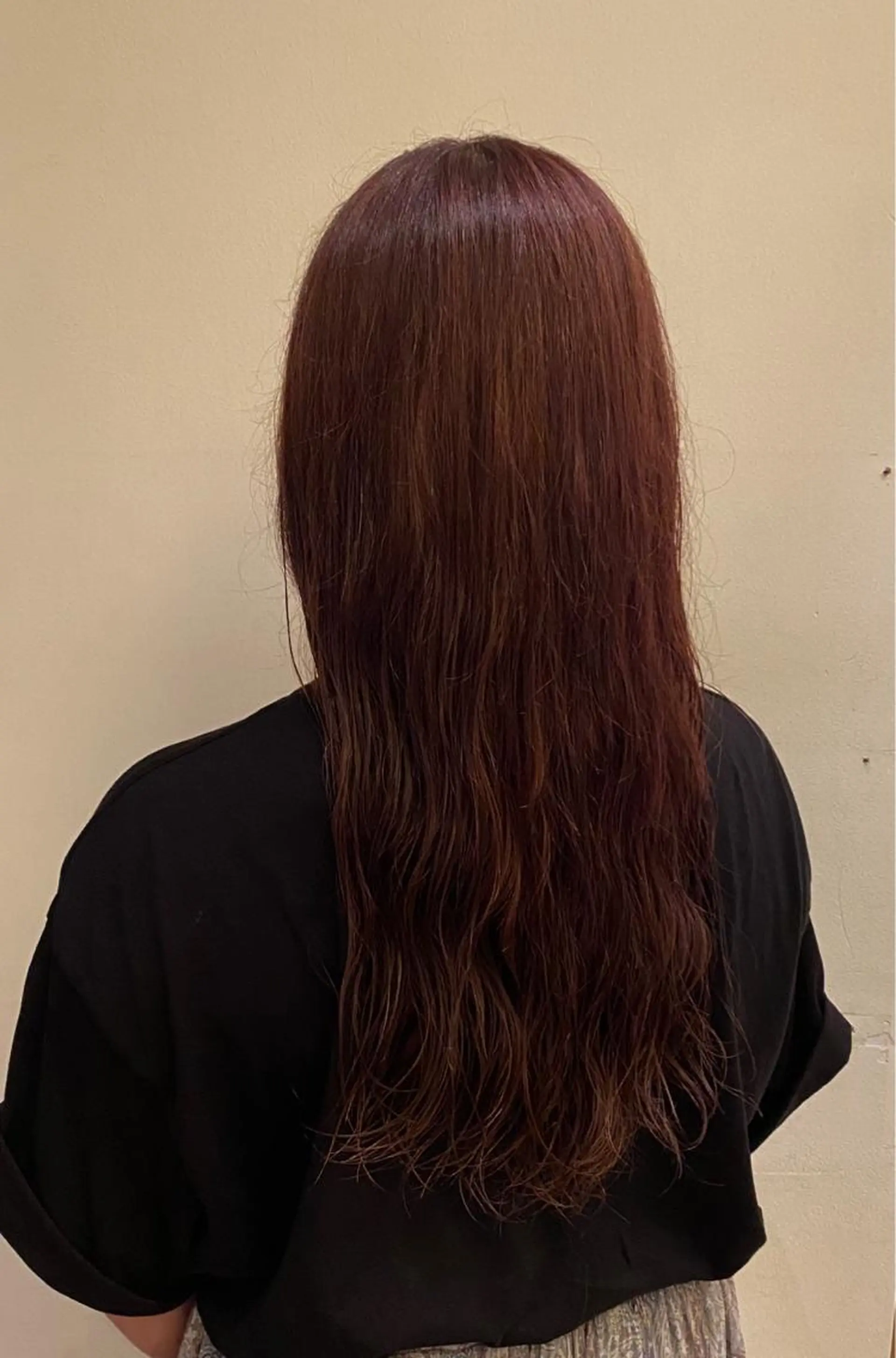 ロング カラー 長谷川 華奈子のヘアスタイル