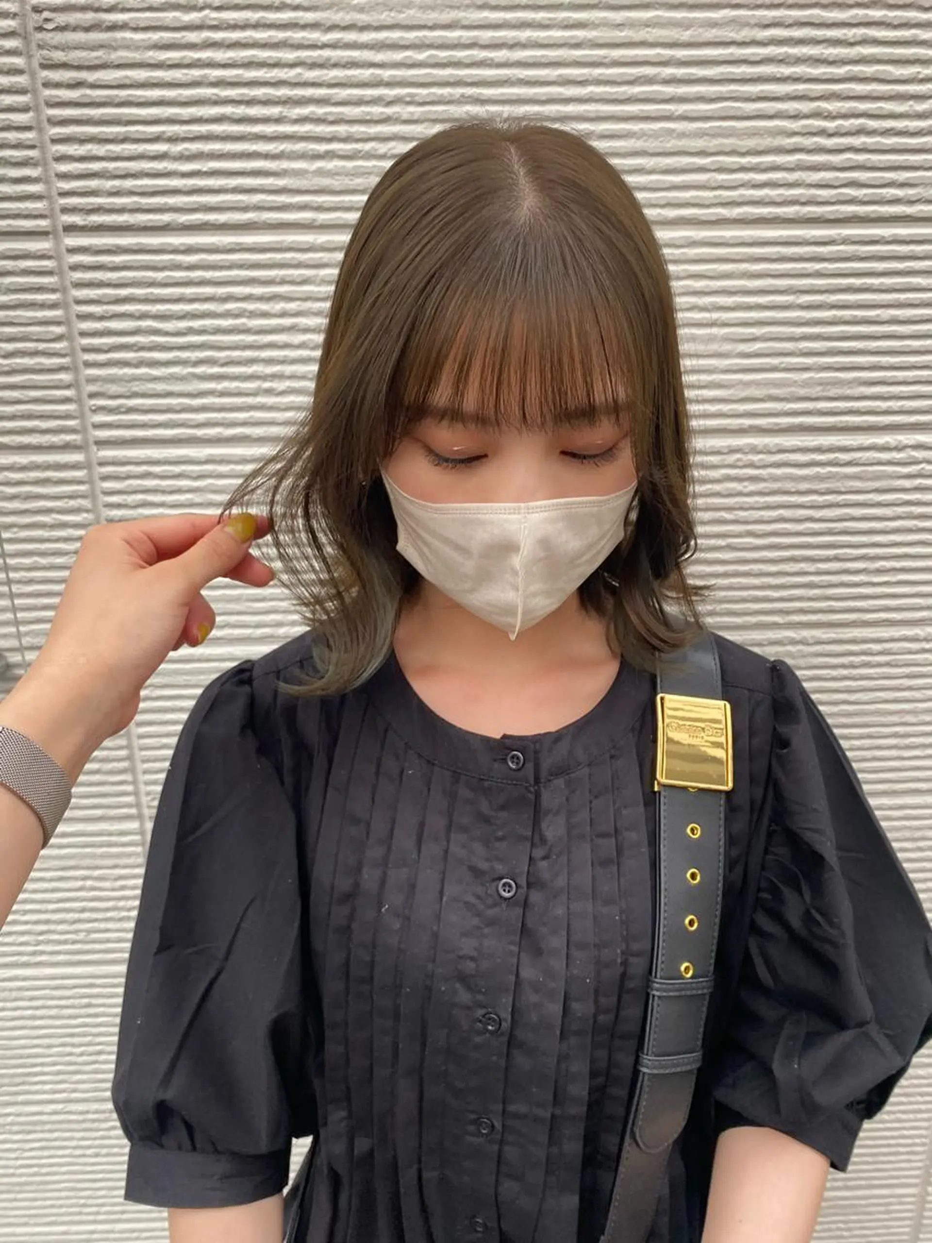 ミディアム カラー Rinka/梅田/ 透け感カラー🤎のヘアスタイル