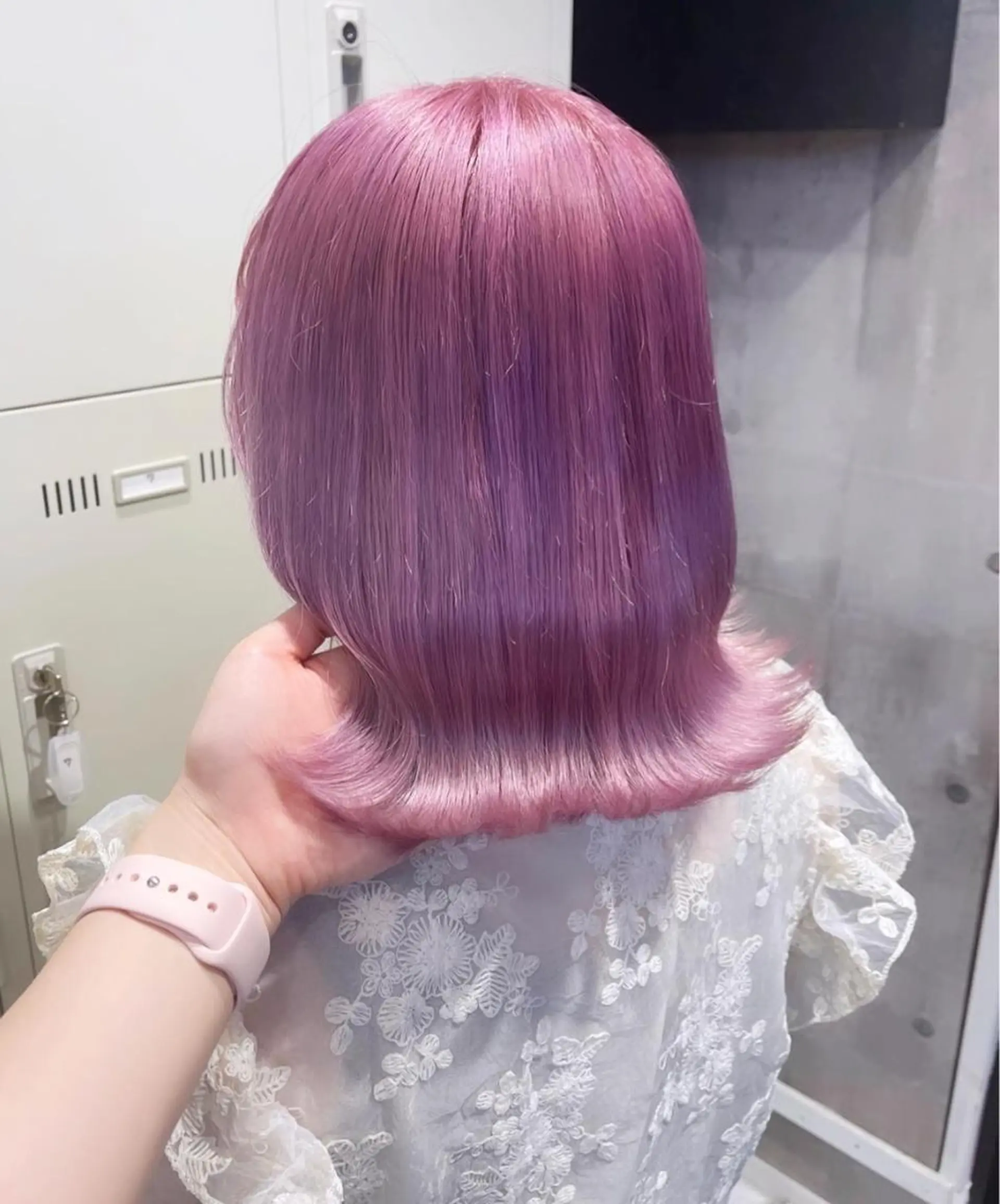 ミディアム カラー パーマ ヘアアレンジ メンズ キッズ ネイル マツエク・マツパ アイブロウ 🎀韓国レイヤー YURINA🎀のヘアスタイル
