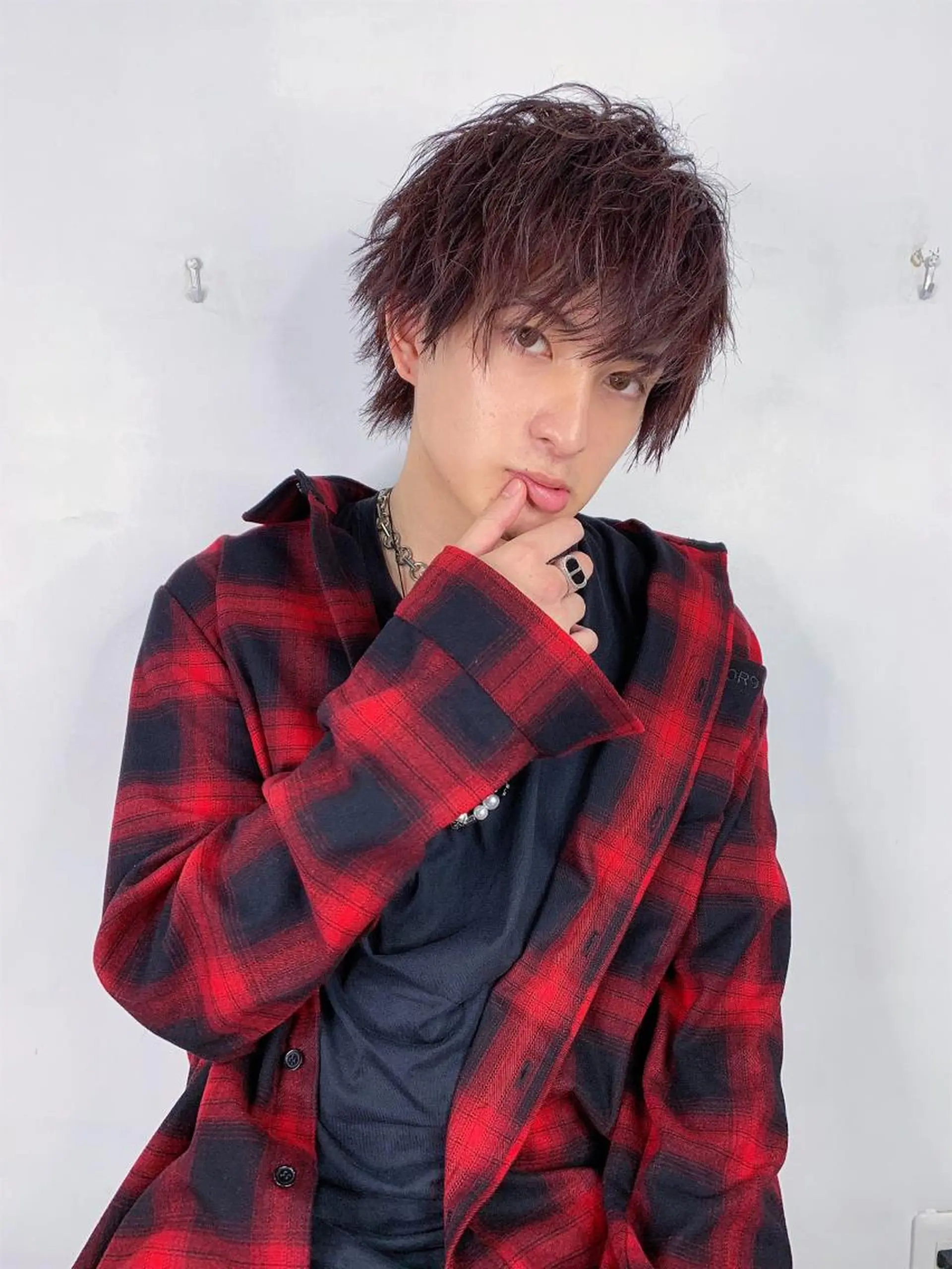 ミディアム カラー パーマ メンズ メンズ特化👨 細谷碧海のヘアスタイル