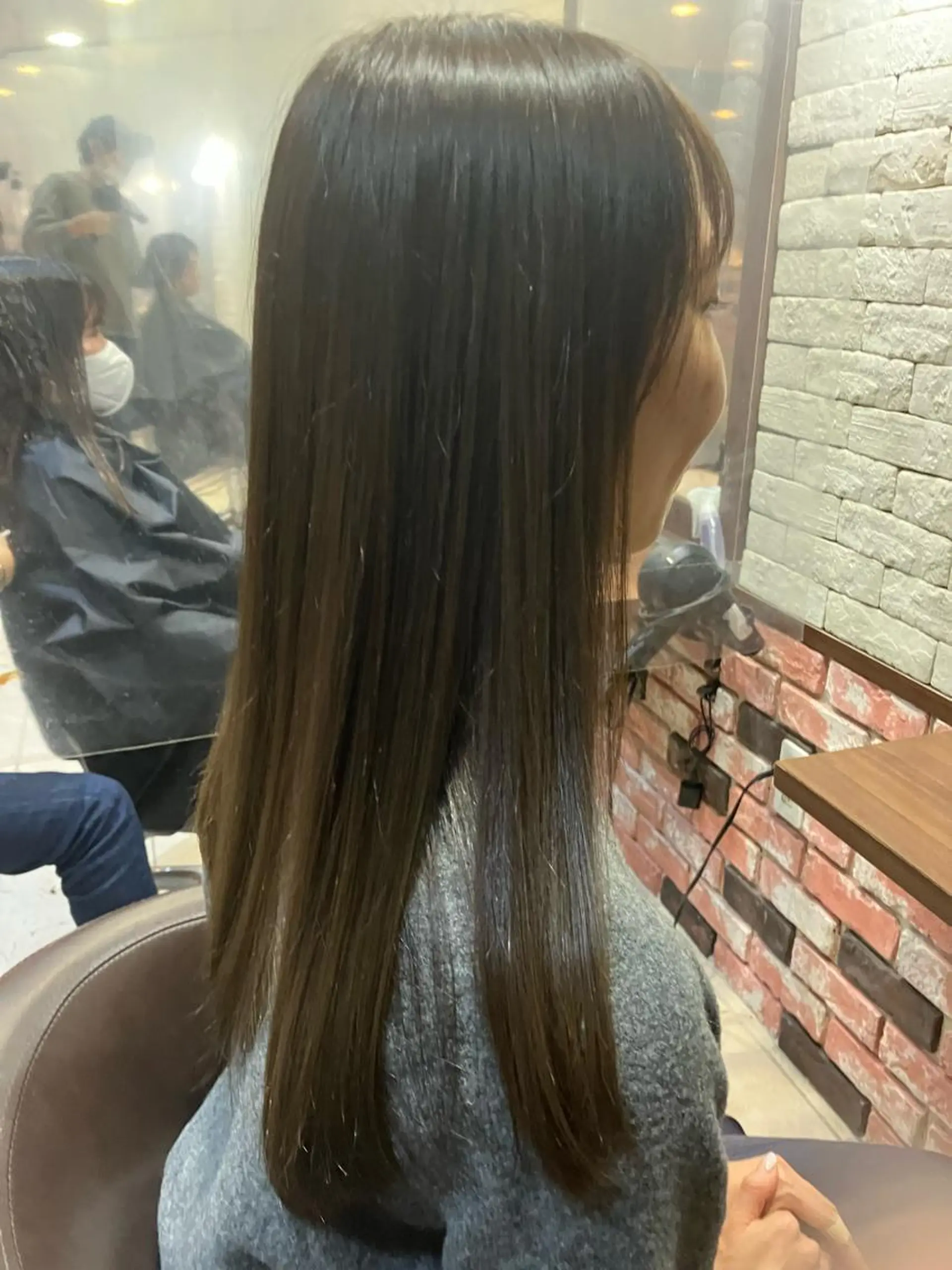 セミロング カラー カット ヘアカラー トリートメント 髪質改善 LIME 長野駅のヘアスタイル