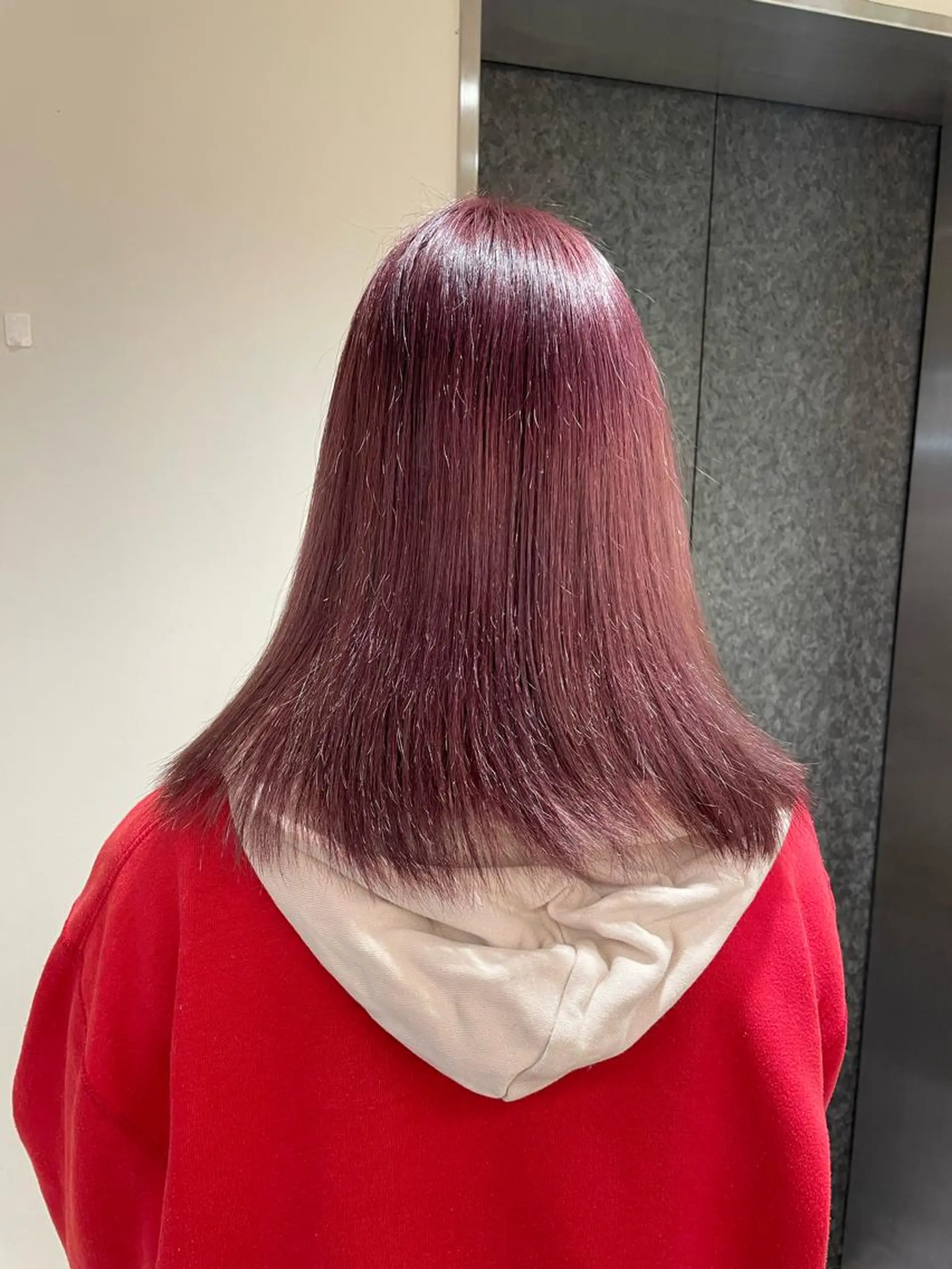 セミロング ヘアカラー ♡透明感/艶カラー/ M a I ♡のヘアスタイル