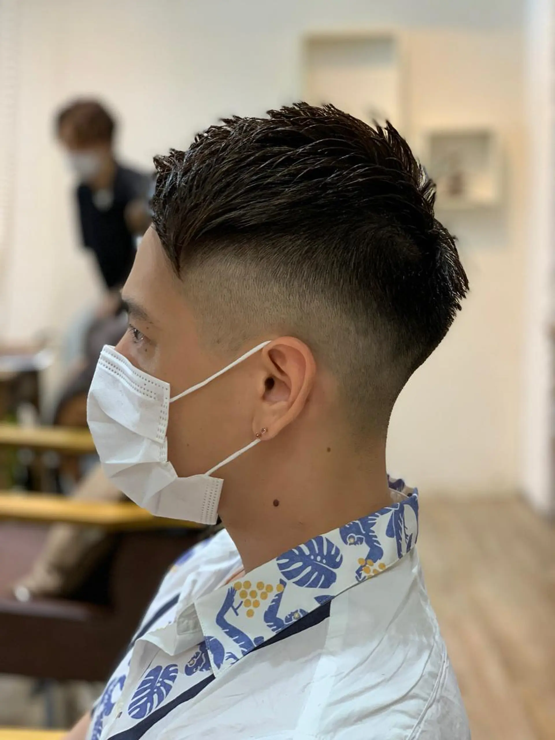 ショート メンズ フェードカット スキンフェード 巻ける縮毛矯正✨ 木下晴一朗✨のヘアスタイル