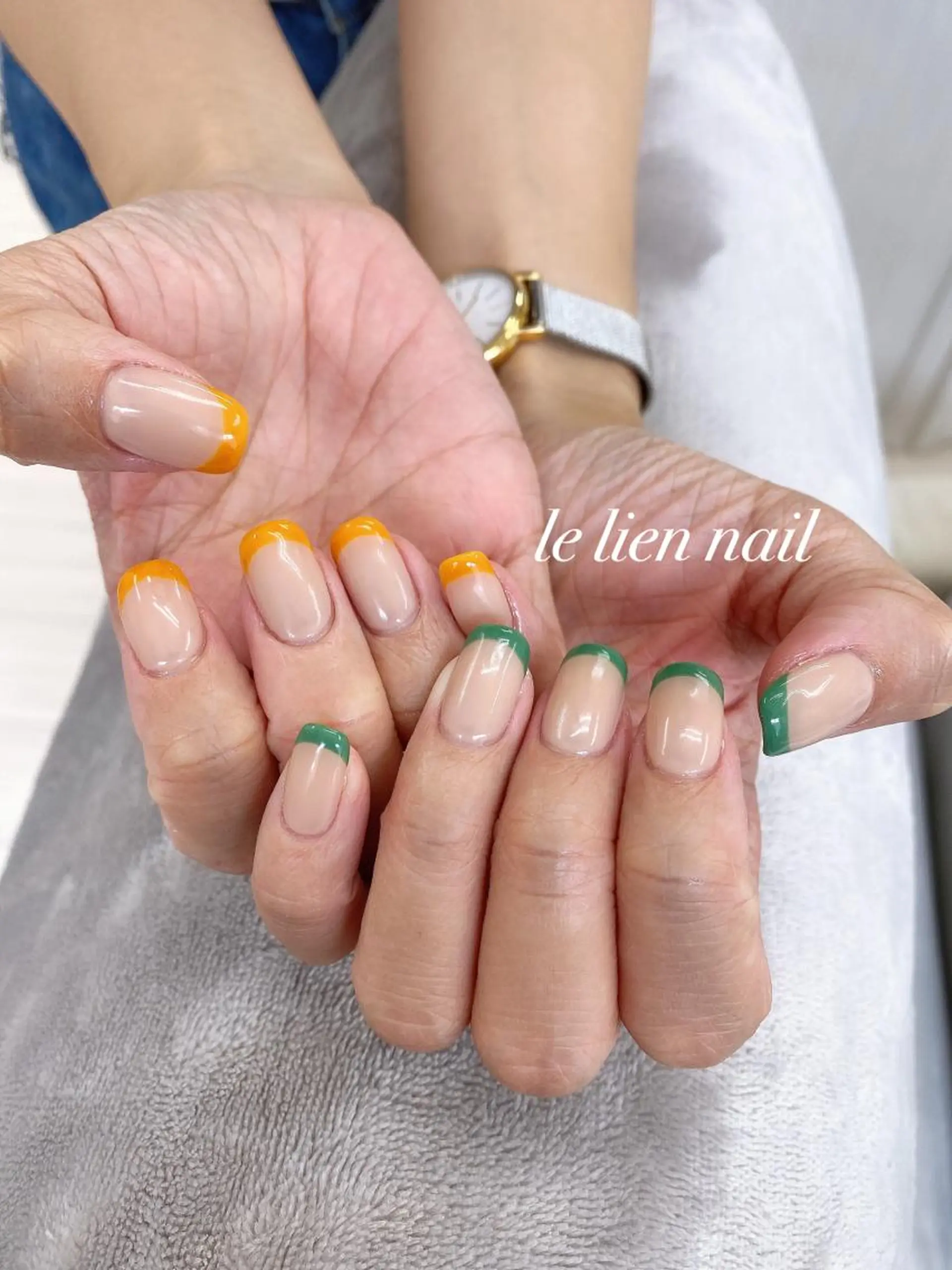 ネイル フレンチネイル le lien nailのネイルデザイン