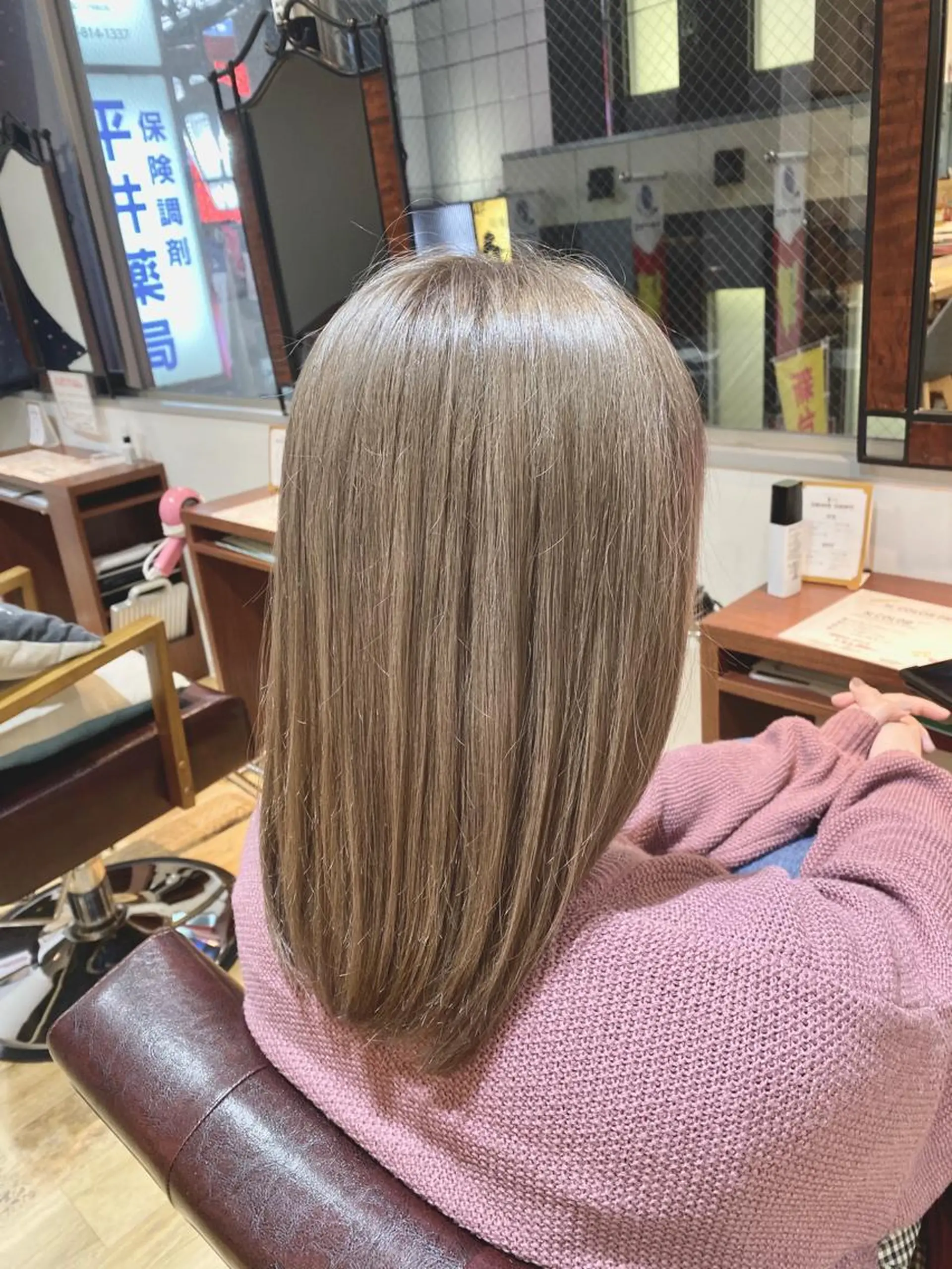 ミディアム カラー ダブルカラー ヘアカラー トリートメント Kazu .Kのヘアスタイル