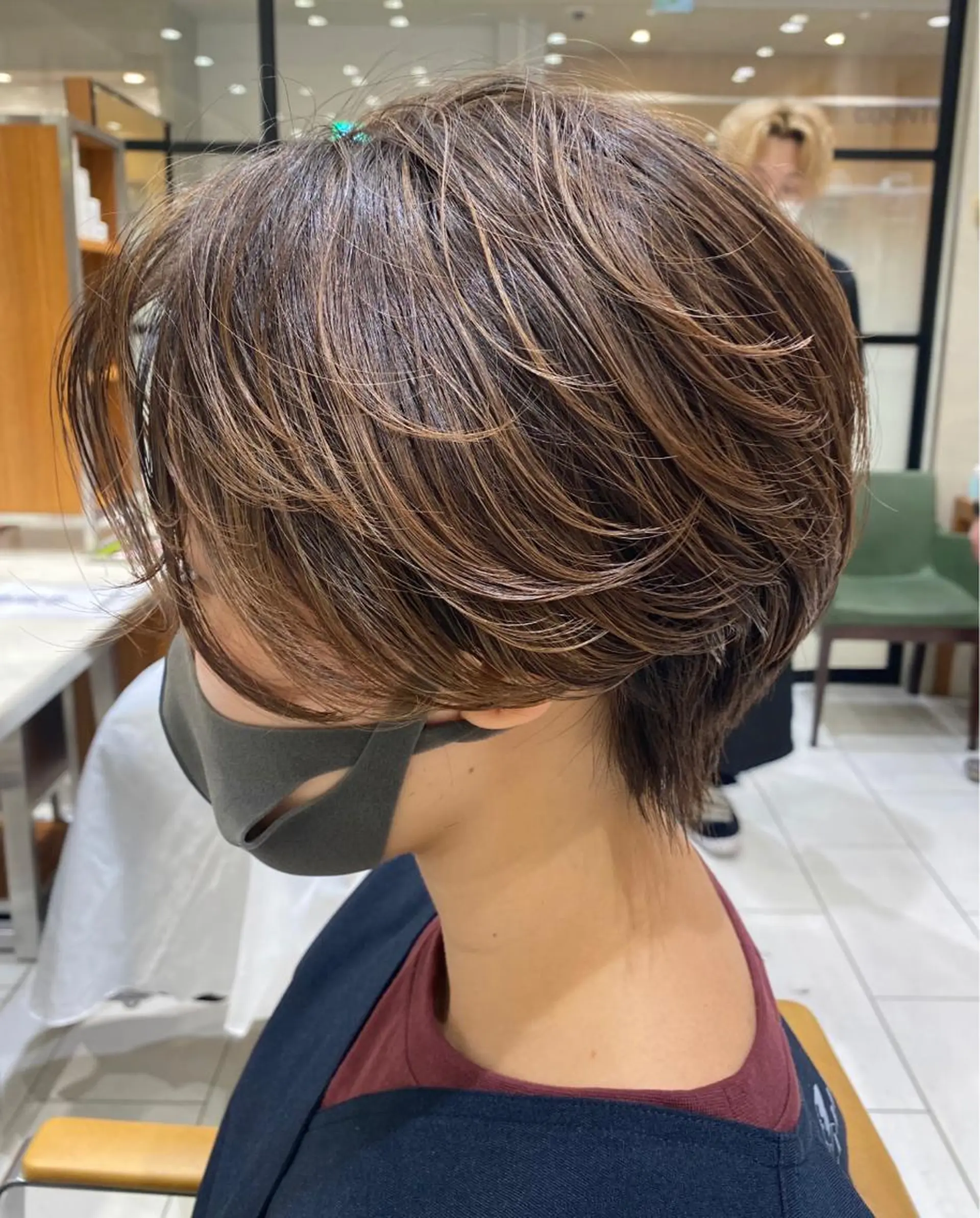 ショート ハンサムショート ハイライト ショートヘア 愛されヘア♪ 大森春奈のヘアスタイル