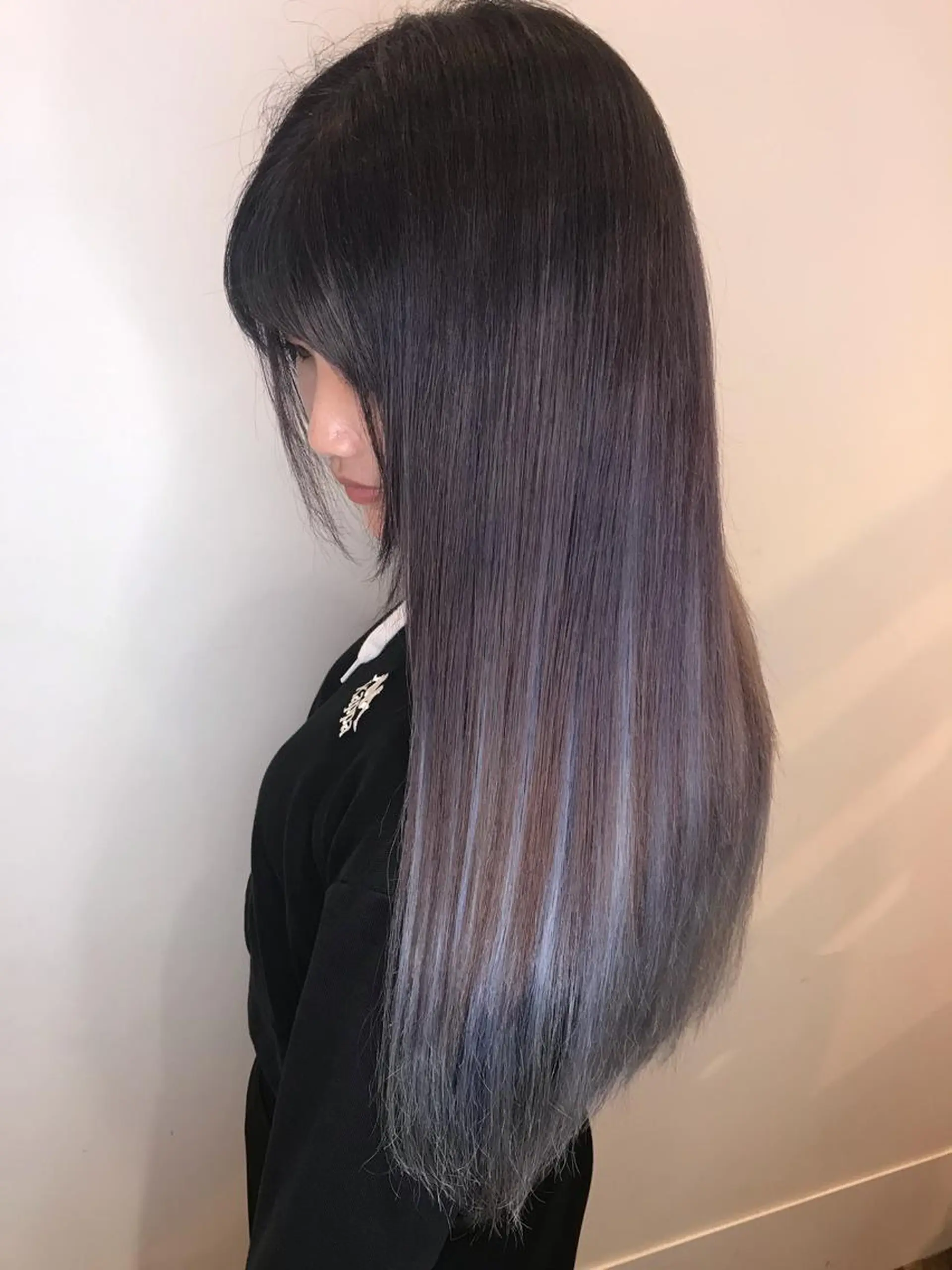 ロング カラー シールエクステ⭐️ オオミタクヤのヘアスタイル