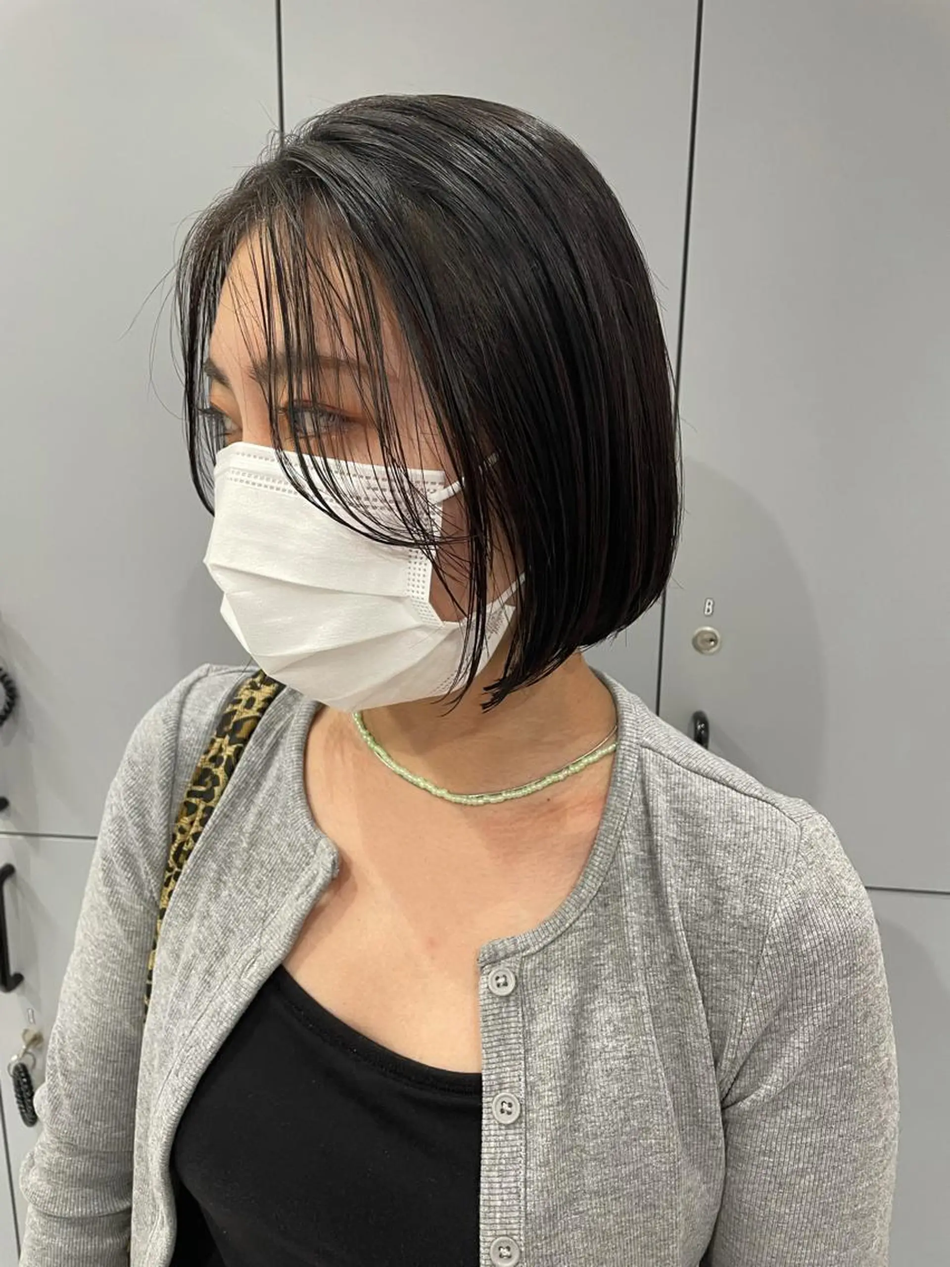 ショート カラー ボブ カット ヘアカラー トリートメント 狩野 羅夢のヘアスタイル