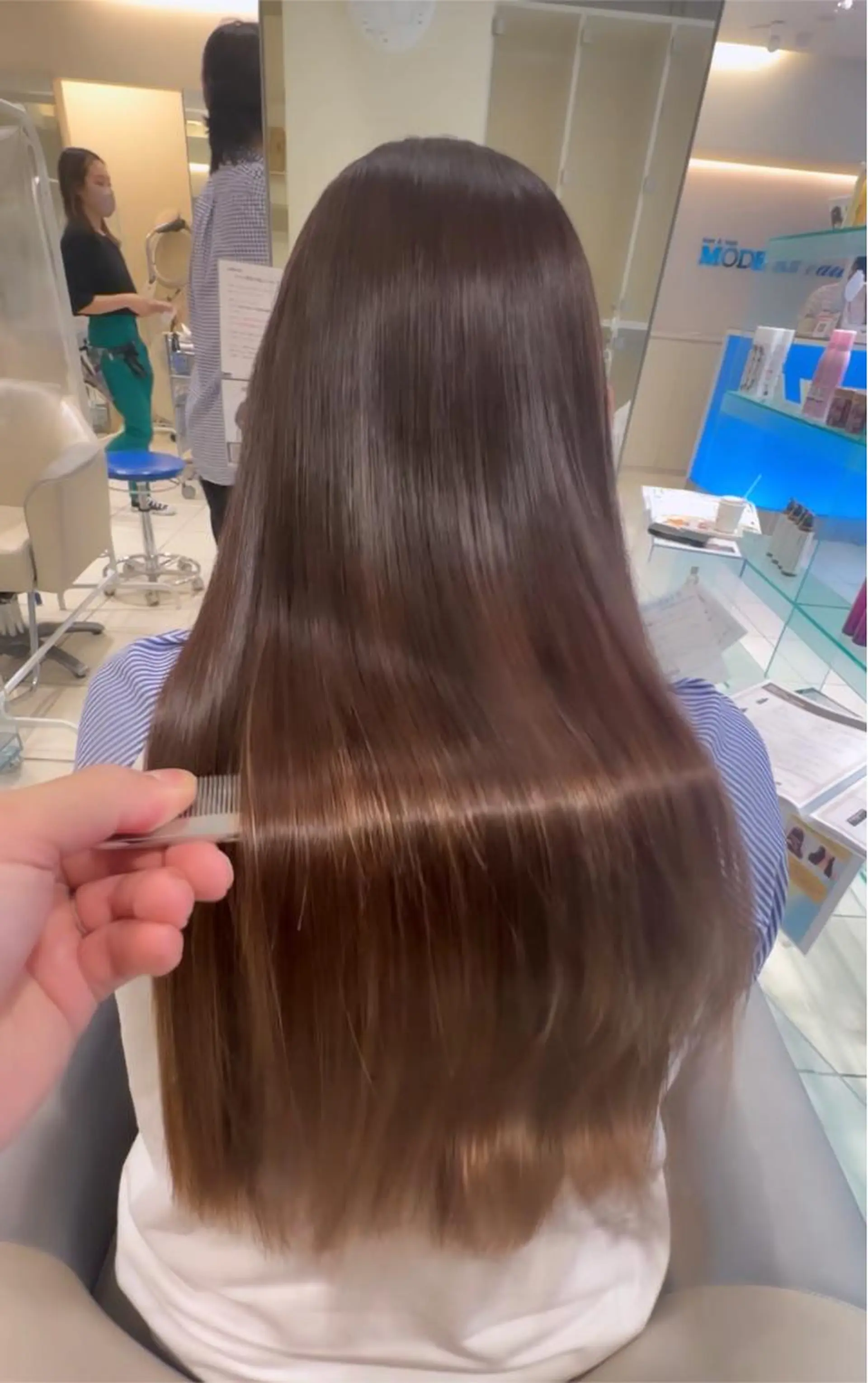 ロング MODE K´s eau髪質改善特化のヘアスタイル