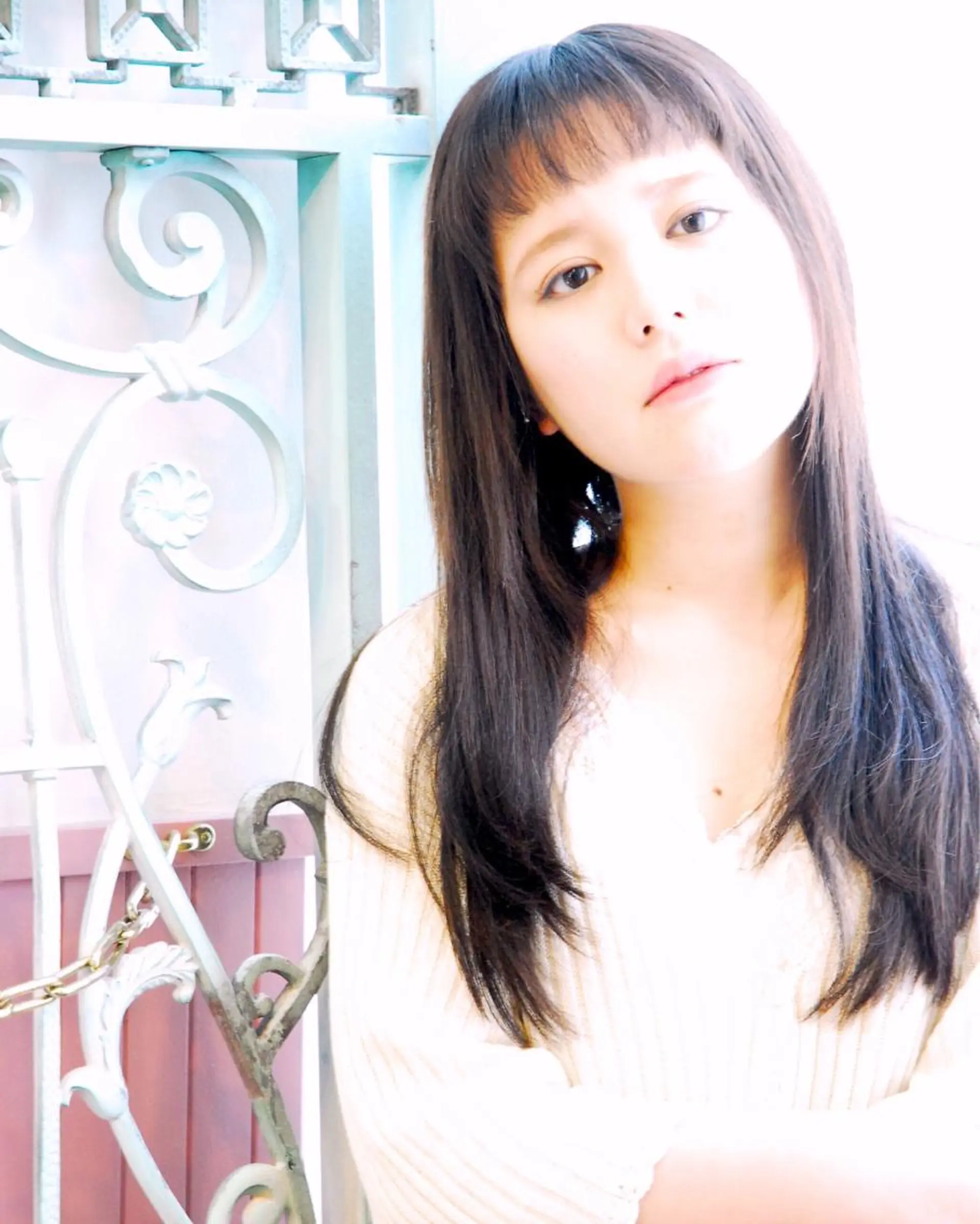 ロング カラー パーマ ヘアアレンジ ヘアカラー ヘアセット 表参道Lise おおいしおりのヘアスタイル