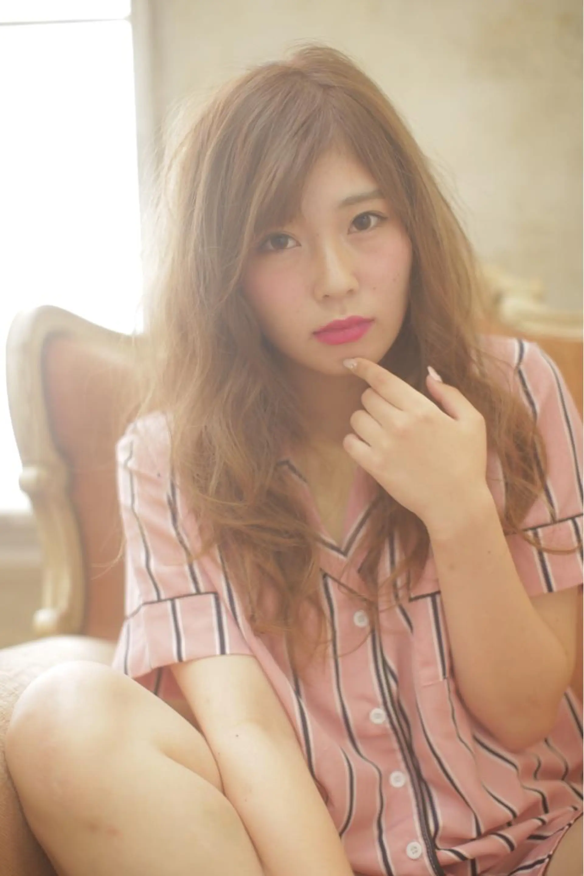 セミロング カラー カット ヘアカラー トリートメント ヘッドスパ Lee東三国 店長 谷辻誠志のヘアスタイル