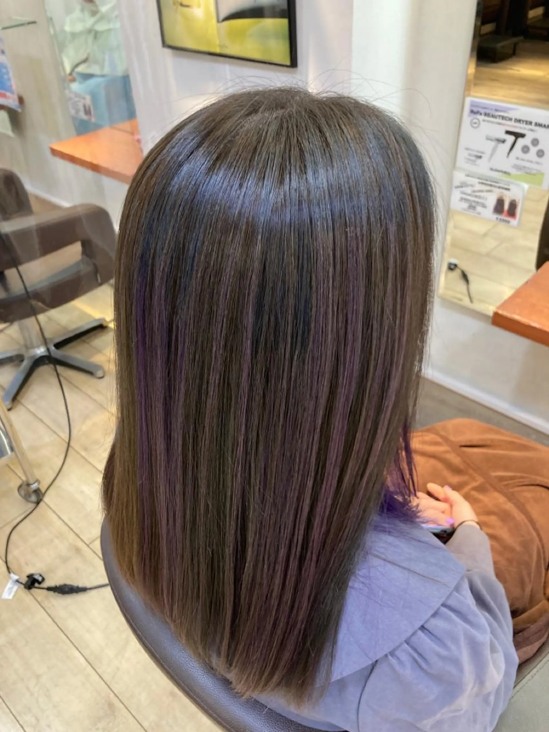 セミロング Tabata Hikaruのヘアスタイル