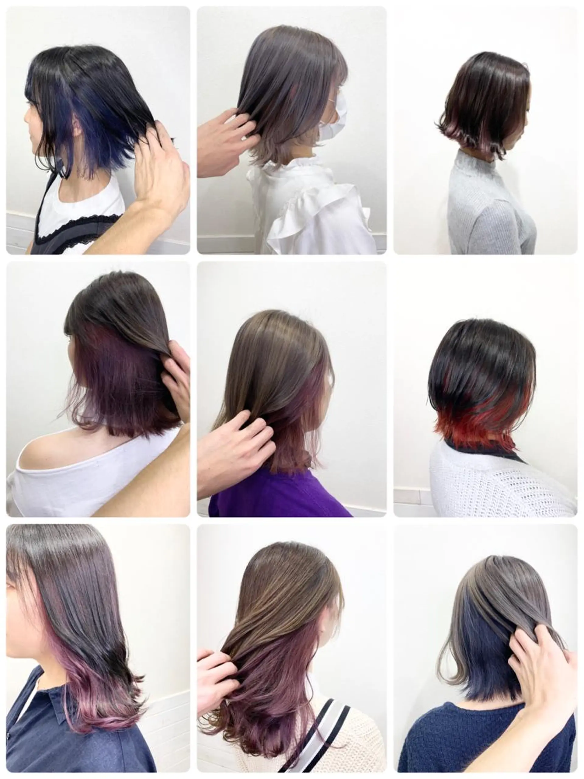 ミディアム カラー カット ヘアカラー トリートメント lucia RYOのヘアスタイル