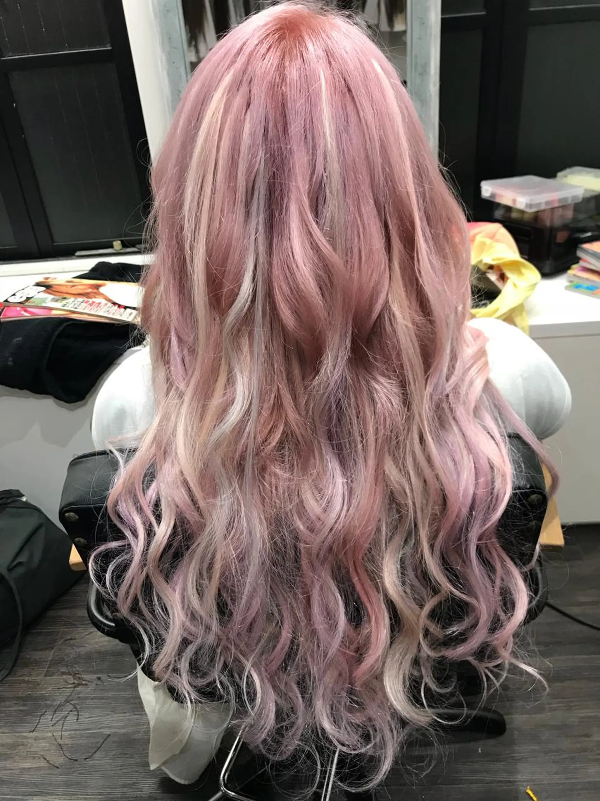 ロング カラー エクステ エクステ WEST OLAND 安藤のヘアスタイル