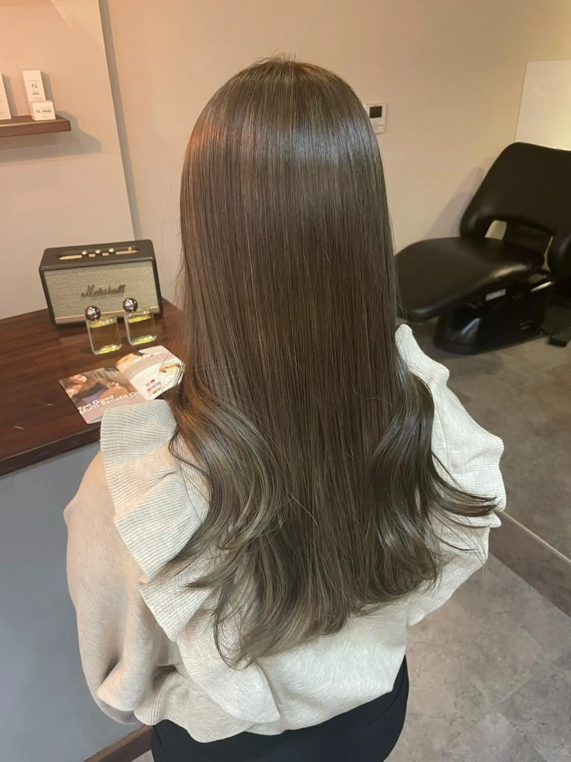 ロング カラー ブリーチ ヘアカラー ボブ/髪質改善/ soiナカジママドリのヘアスタイル