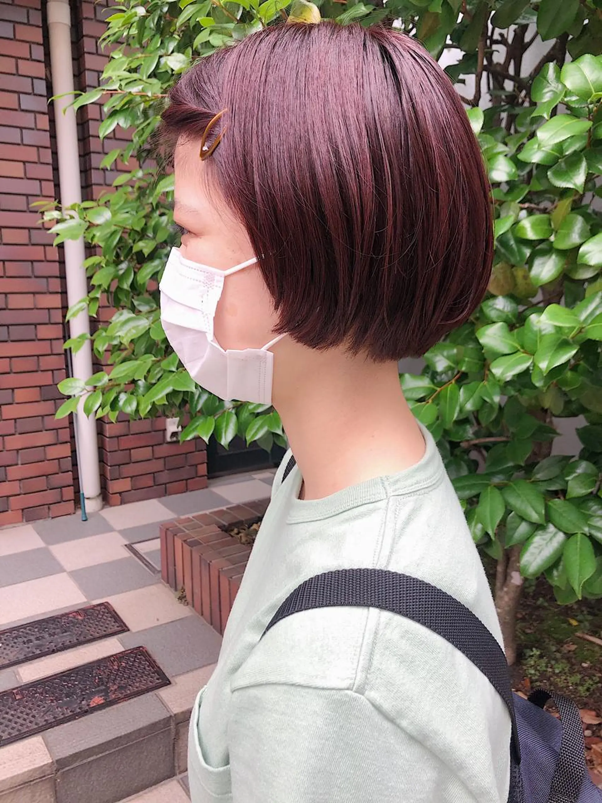 ショート カラー 長井 美佳のヘアスタイル