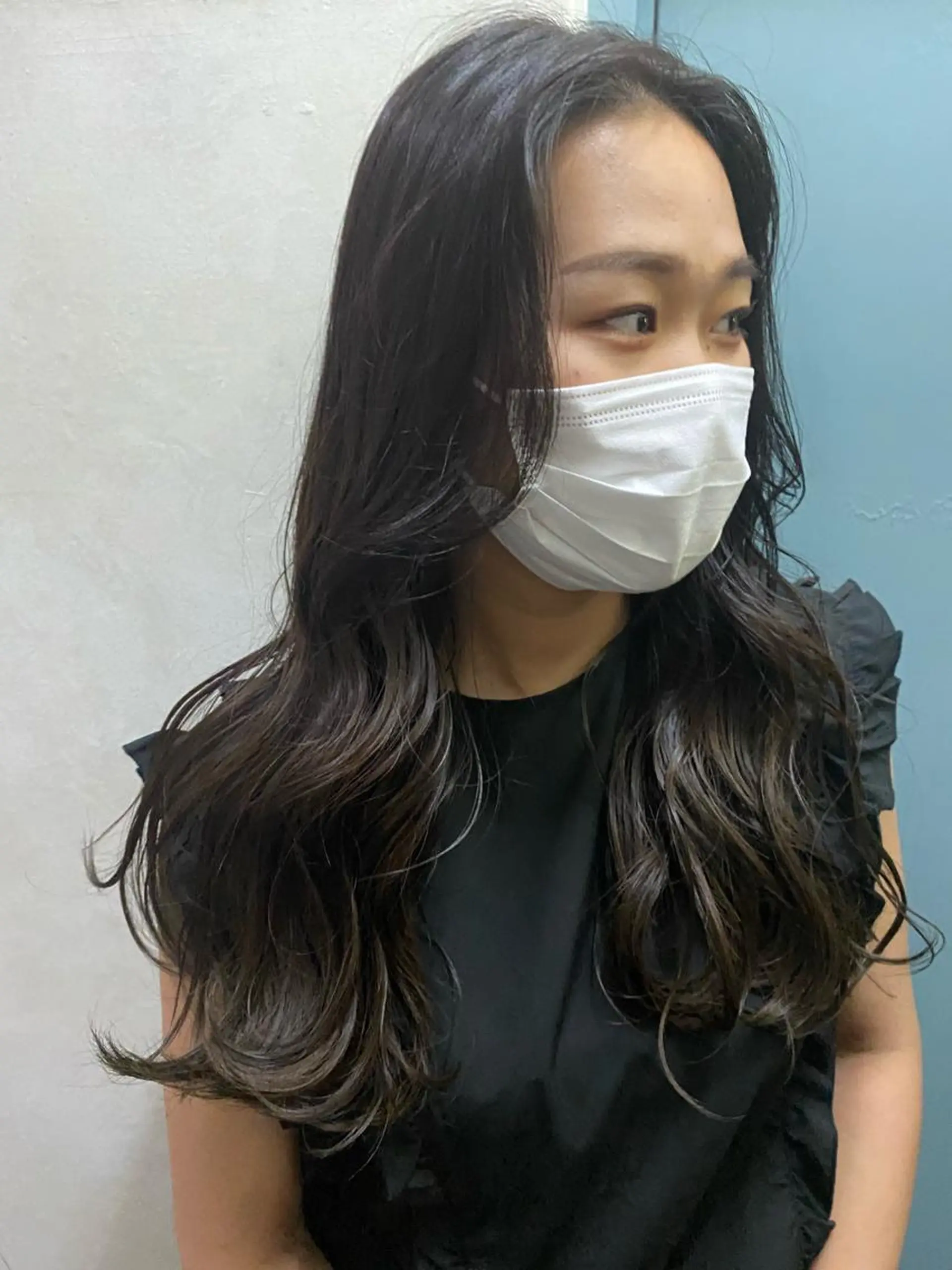 ロング カラー 原 瑞希のヘアスタイル