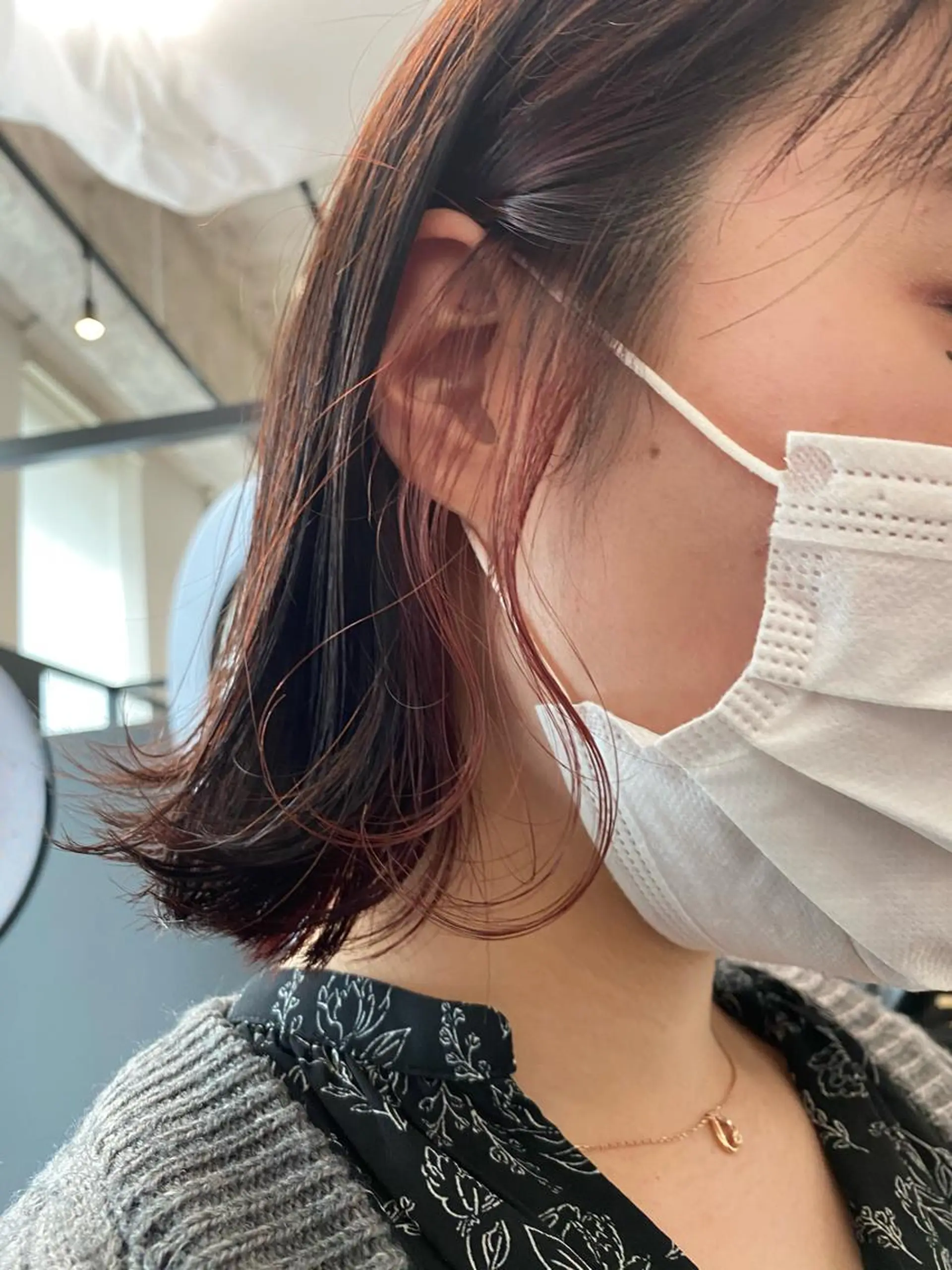 ミディアム カラー カット ヘアカラー salowin梅田茶屋町suite所属・ハイトーンヘア/ 島崎　タクミのヘアスタイル