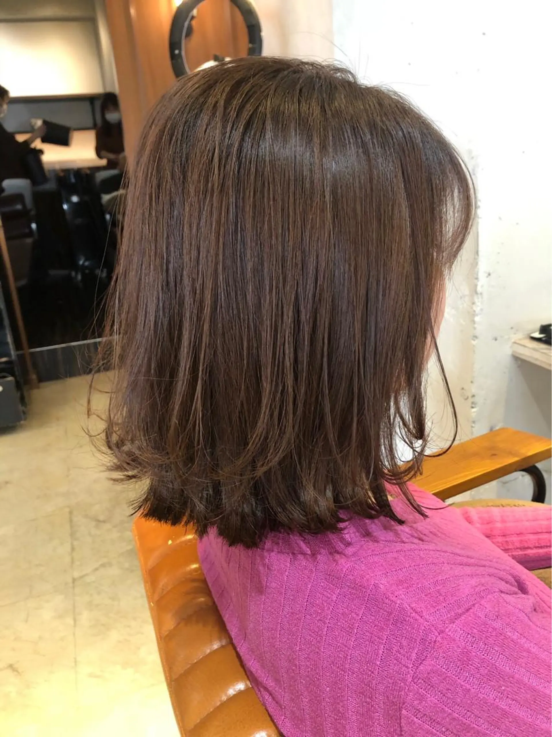 ミディアム ボブ 外ハネヘア カット ☘️当日OK☘️ 鍋島直大のヘアスタイル