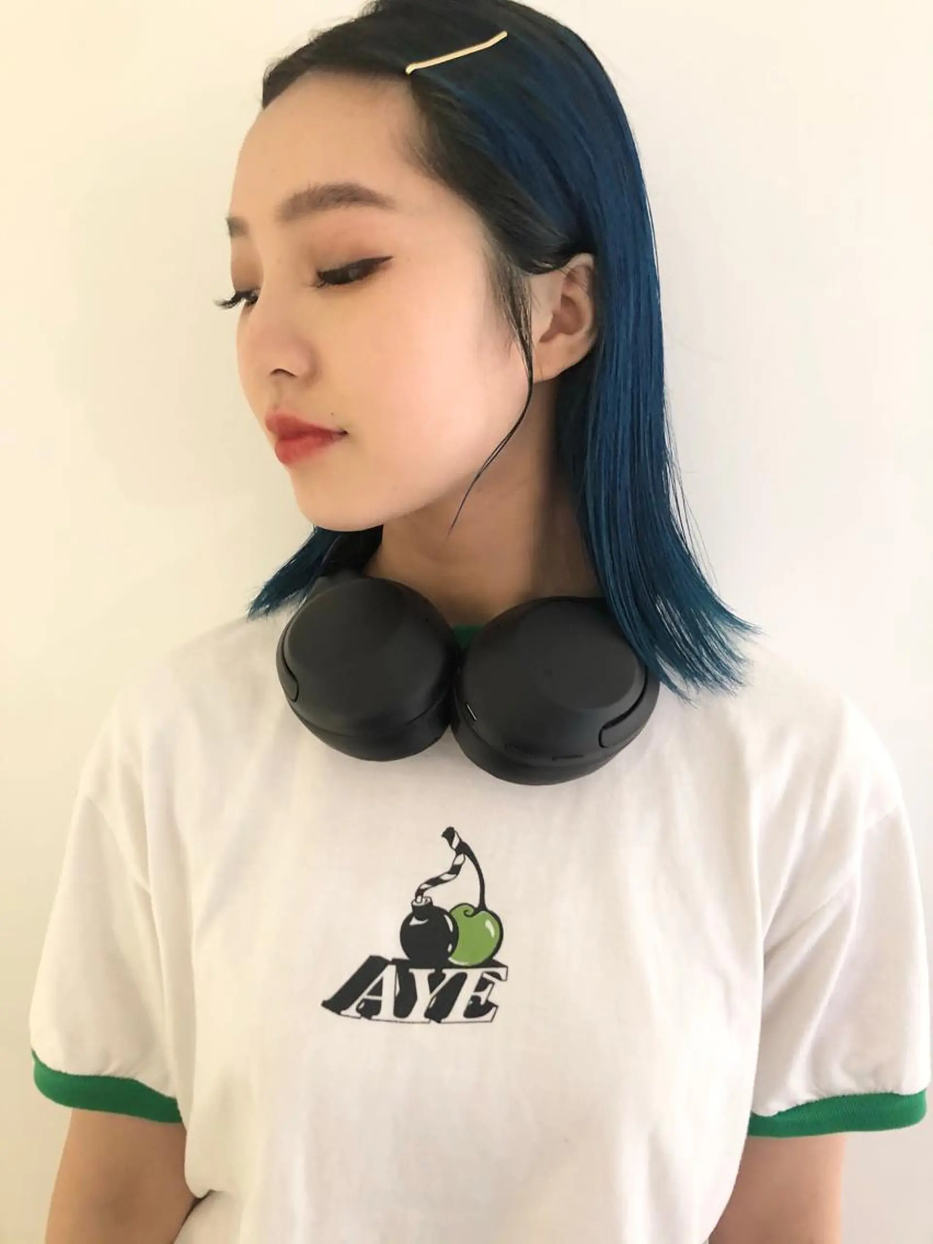 カラー ヘアカラー ブリーチカラー🎀 韓国風/寺門美優のヘアスタイル