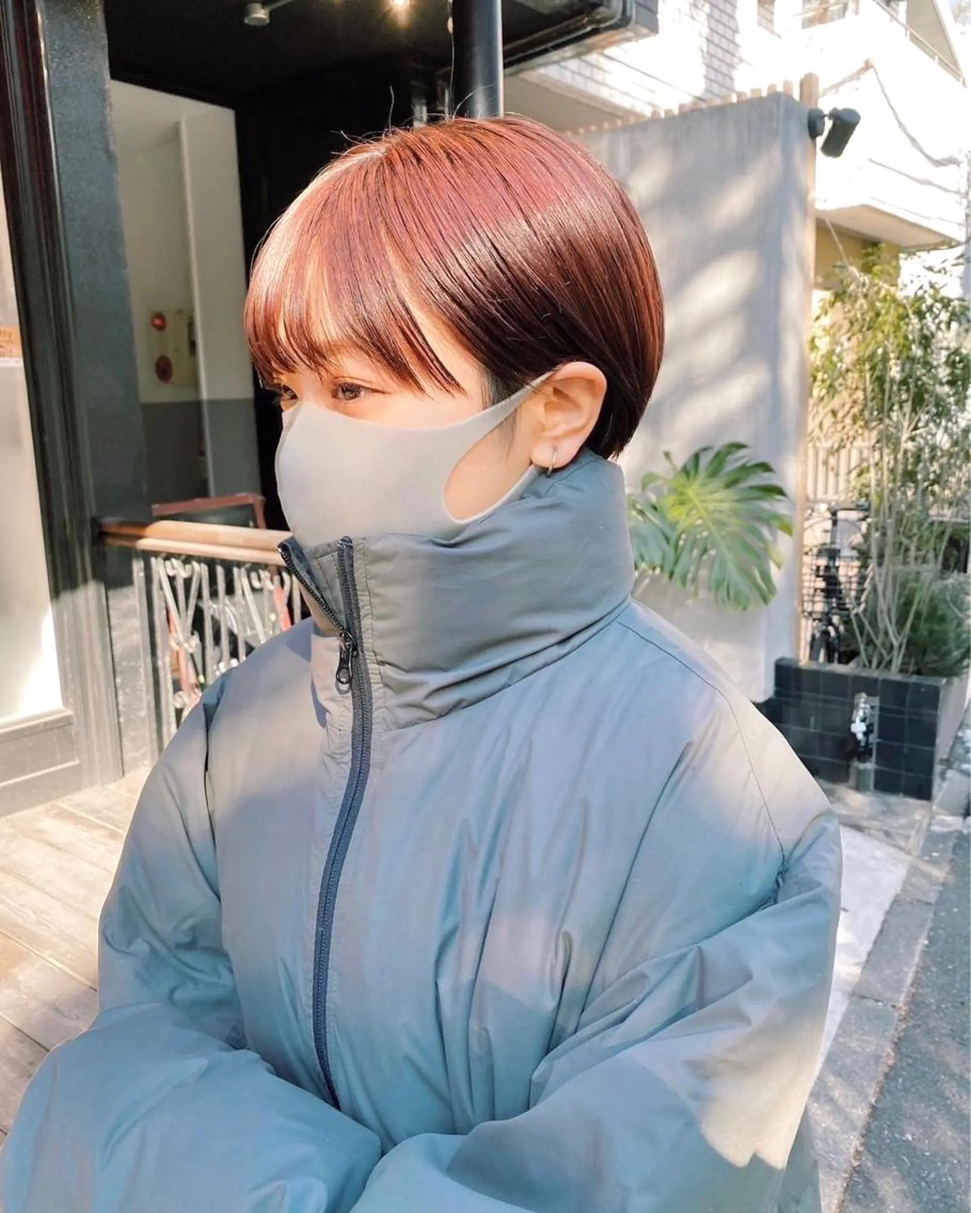 ショート カラー ヘアアレンジ 🎀暖色カラー🎀 ♡yurika♡のヘアスタイル