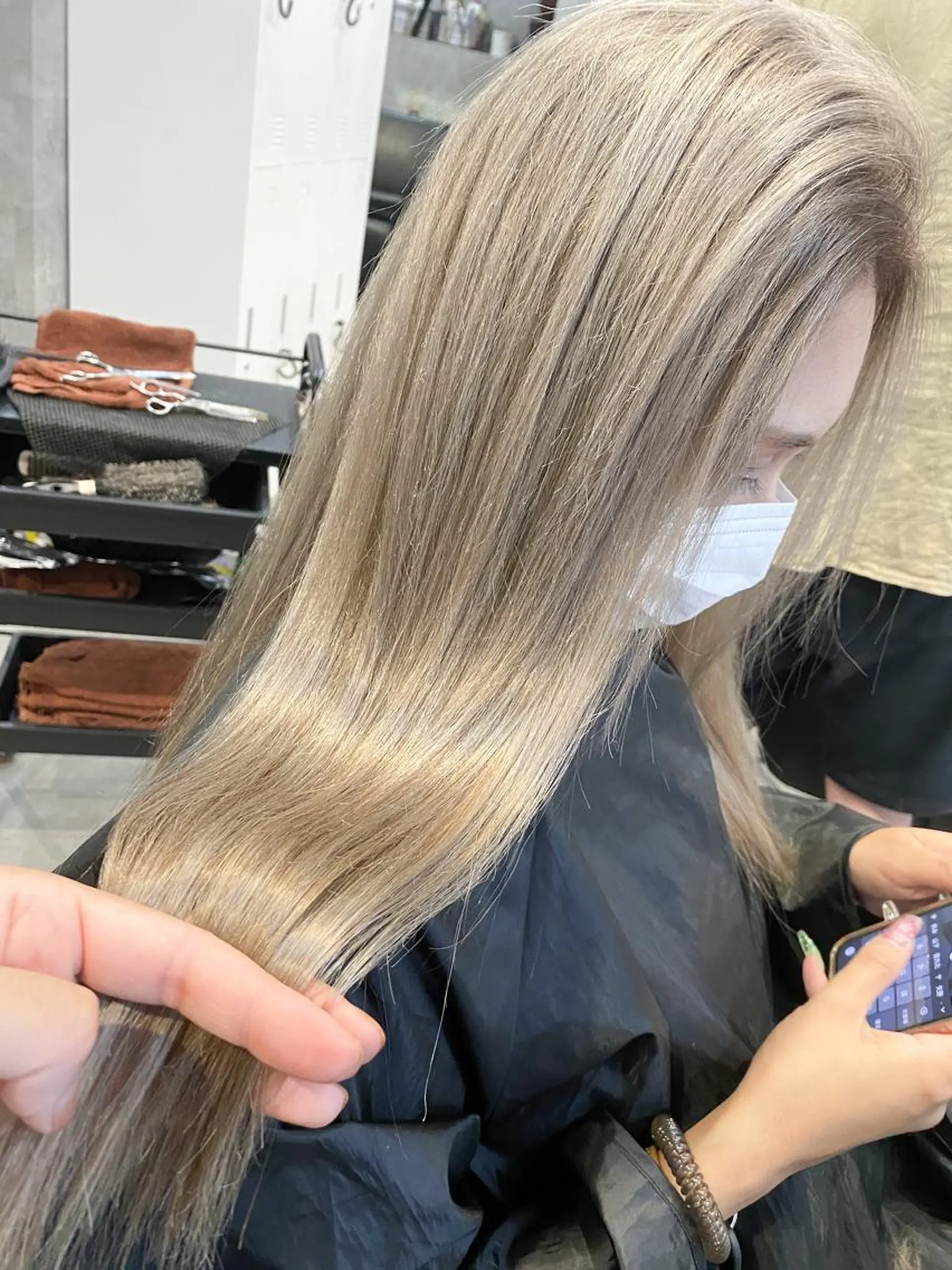 セミロング カラー ヘアアレンジ ネイル マツエク・マツパ 井上 一平のヘアスタイル