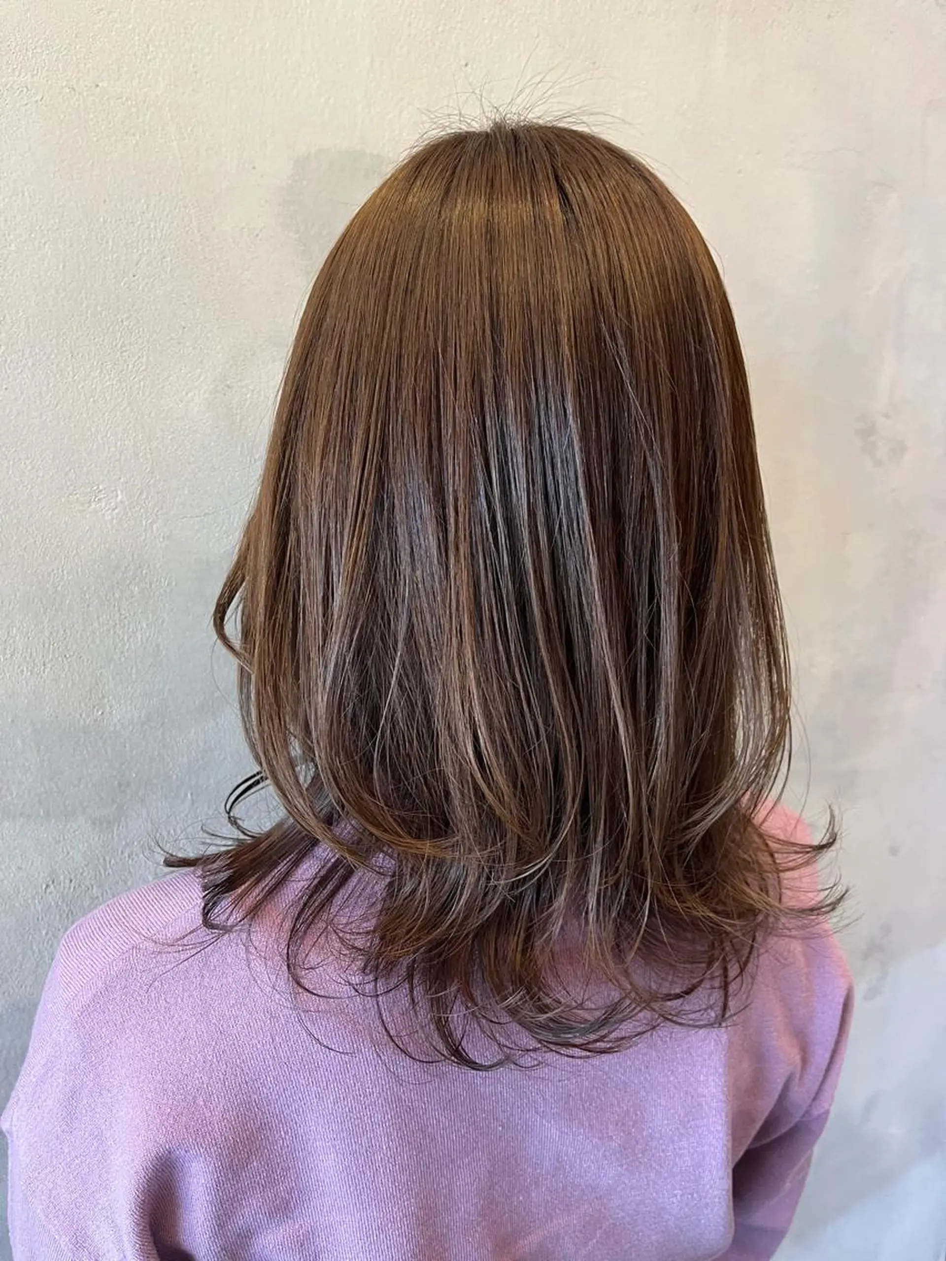 ミディアム カラー Salon de  COCO所属・Yuka /ツヤカラー✨のヘアスタイル