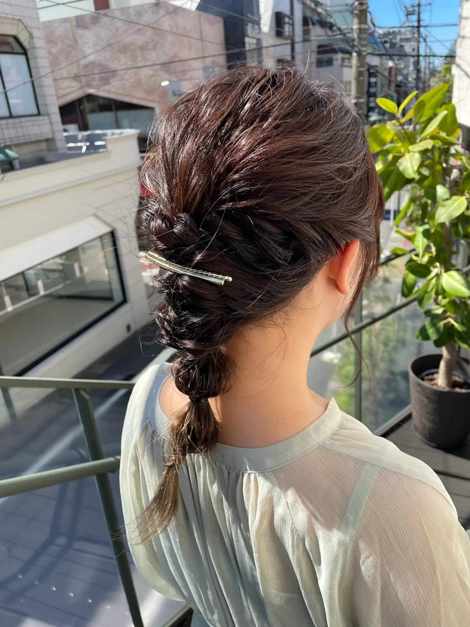 ヘアアレンジ ヘアセット 韓国風/オシャレ /縮毛矯正/滝口琴未のヘアスタイル