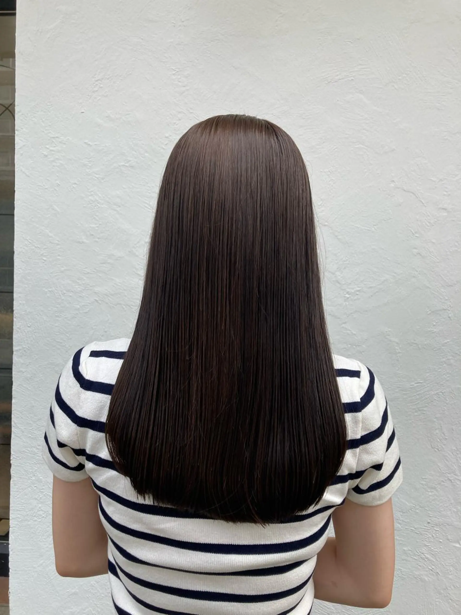 ロング カラー ダークグレー ダークグレージュ グレージュ カット ヘアカラー 💎髪質改善💎 西森千夏のヘアスタイル