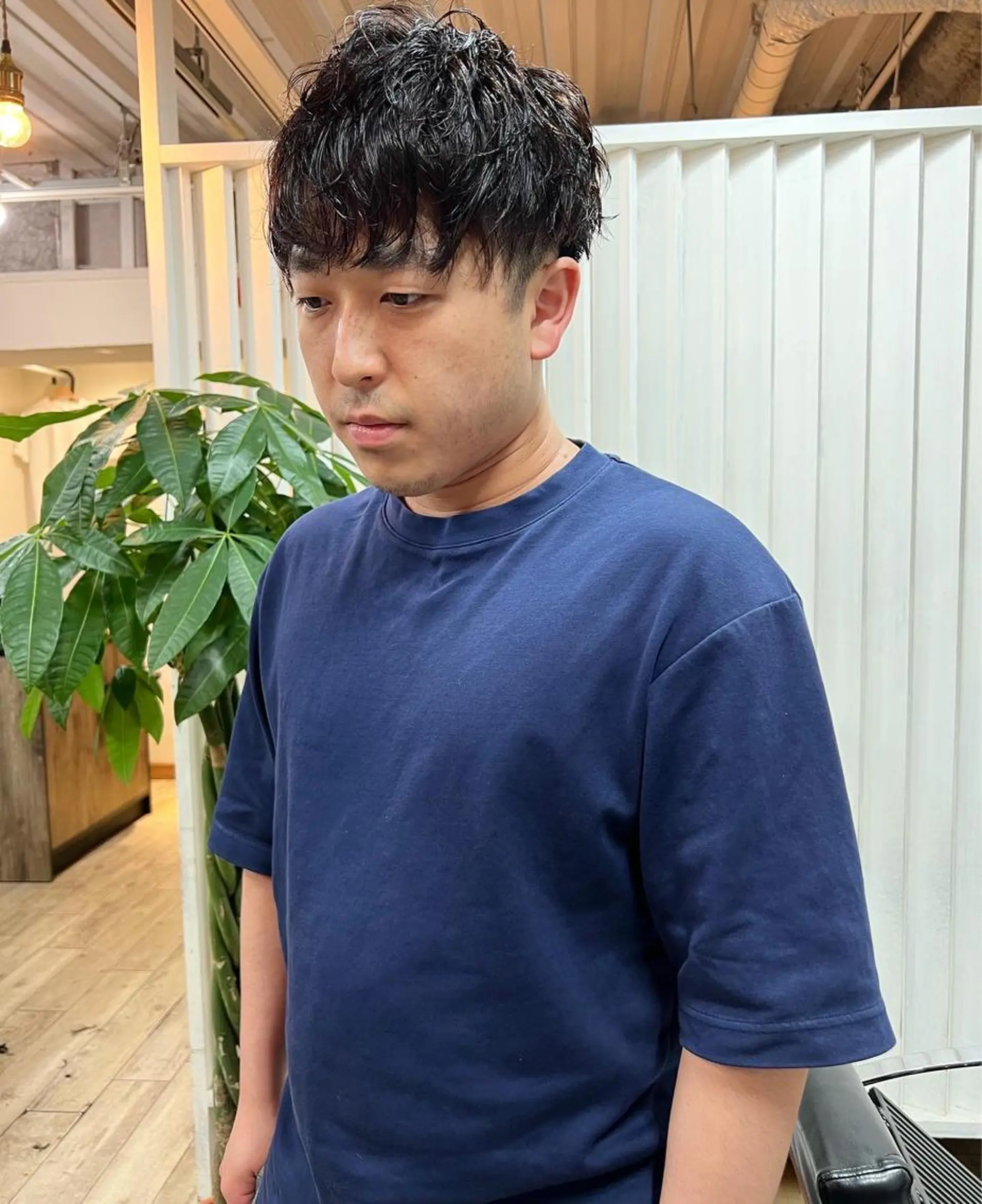 ミディアム カラー パーマ ヘアアレンジ メンズ アイブロウ 【池袋/スパイキー ショート】ⓝⓘⓜⓤのヘアスタイル