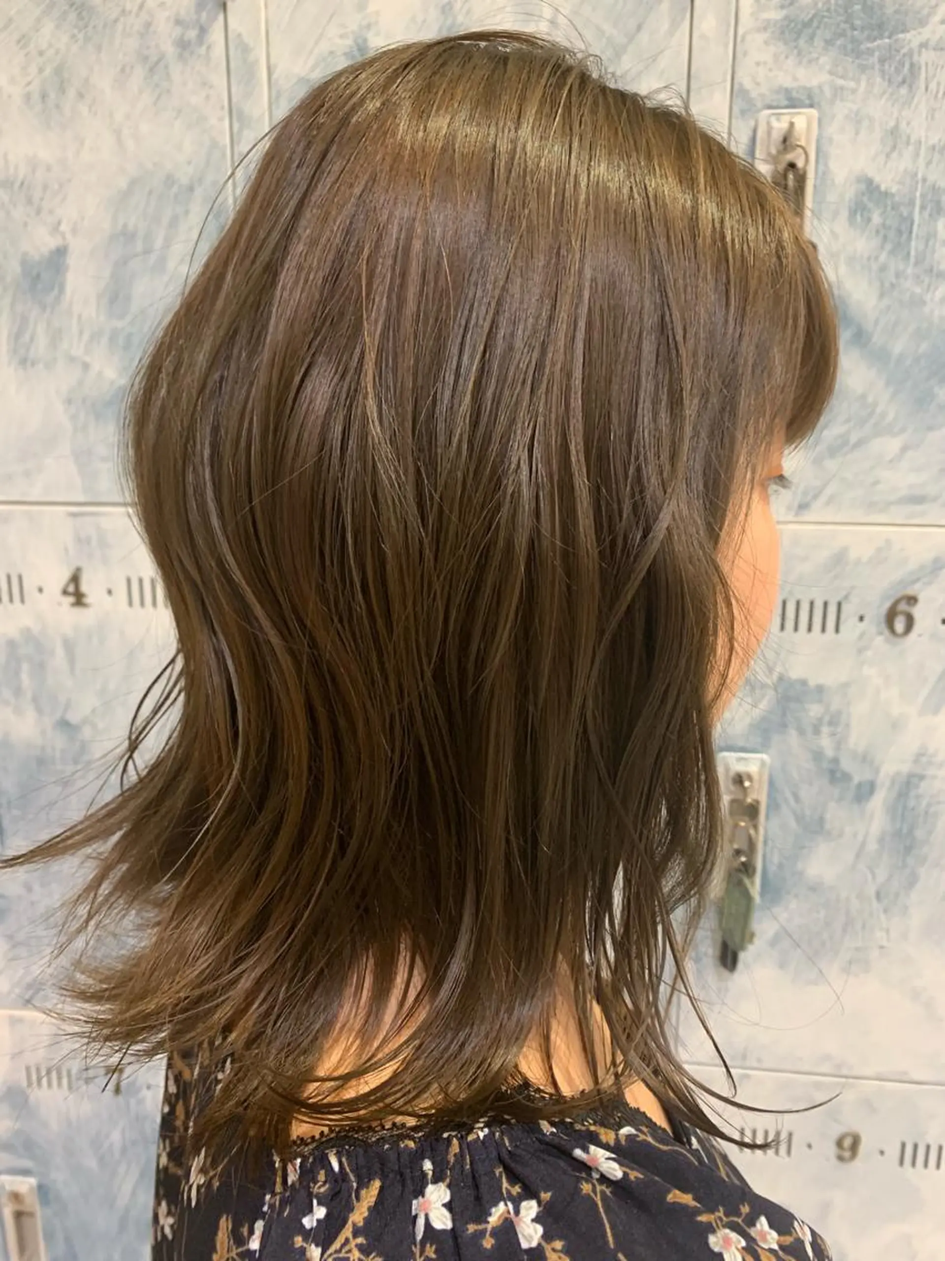 ミディアム カラー 髪質改善/縮毛矯正 ツヤ髪🩷さつきのヘアスタイル