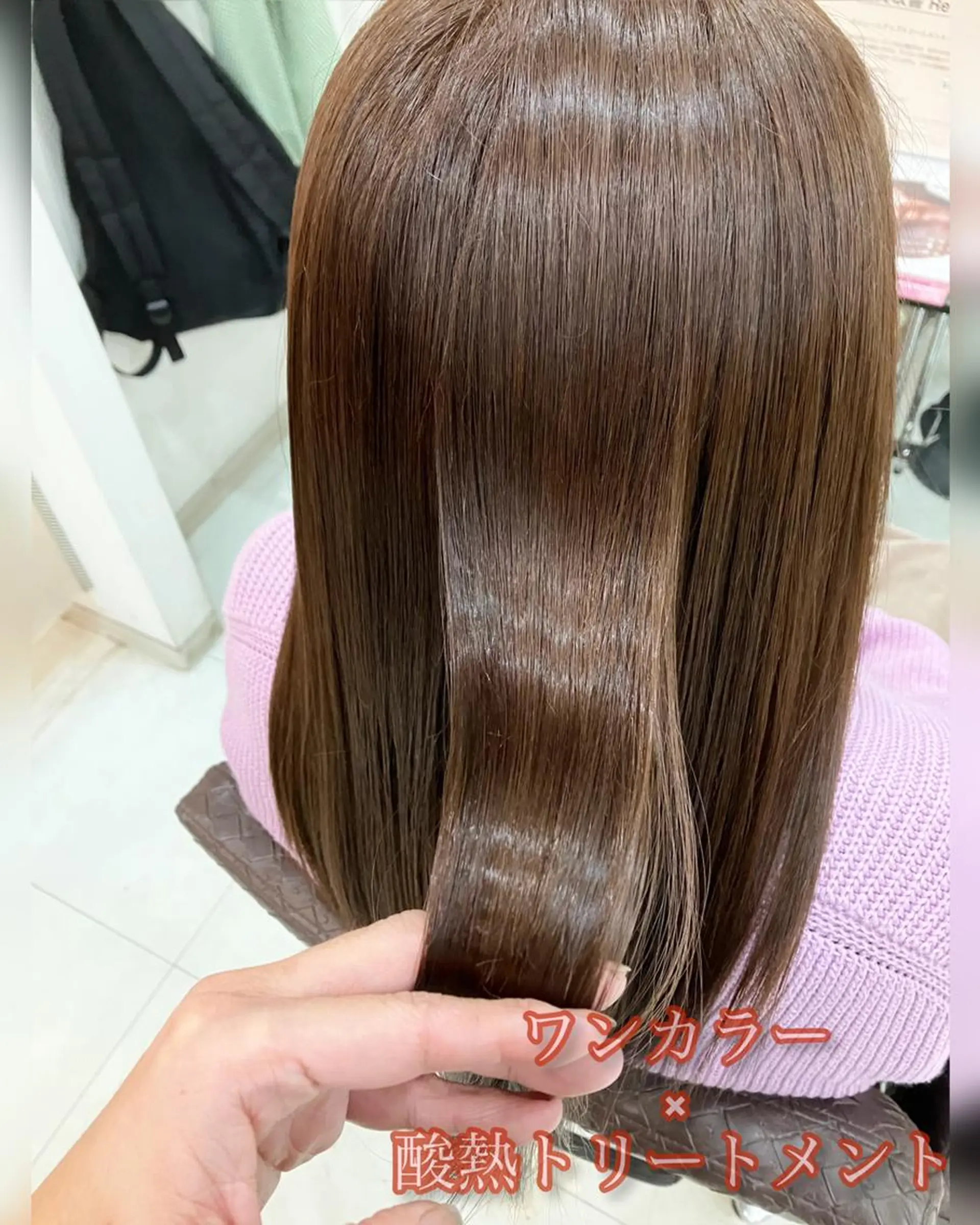 ミディアム ヘアカラー 🌸美髪の魔法＊ リラジュネス🌸のヘアスタイル