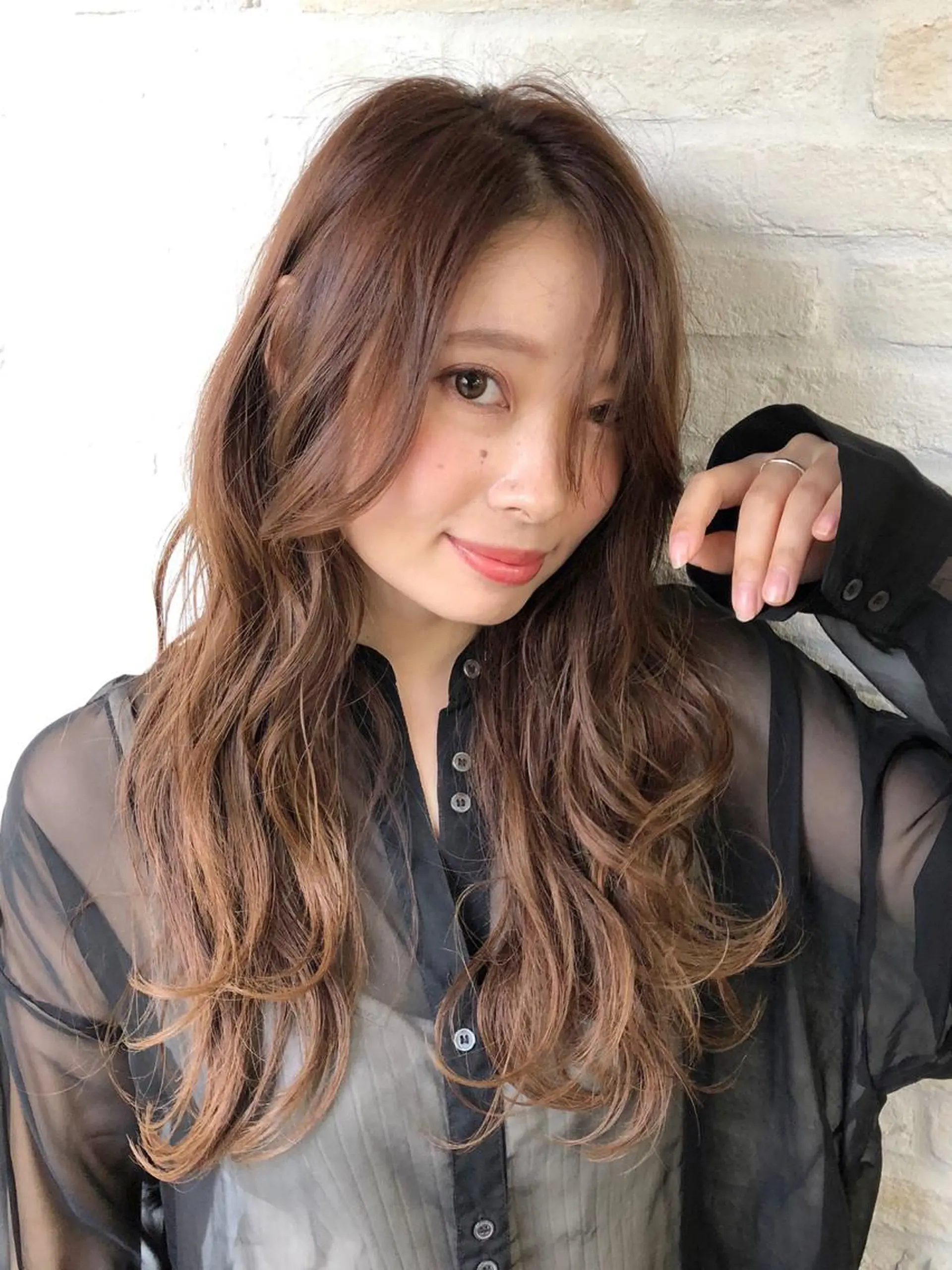 ロング カラー ハイライトカラー 3Dハイライト ハイライト ロング レイヤー×髪質改善✨ 渋谷/佐藤侑哉のヘアスタイル