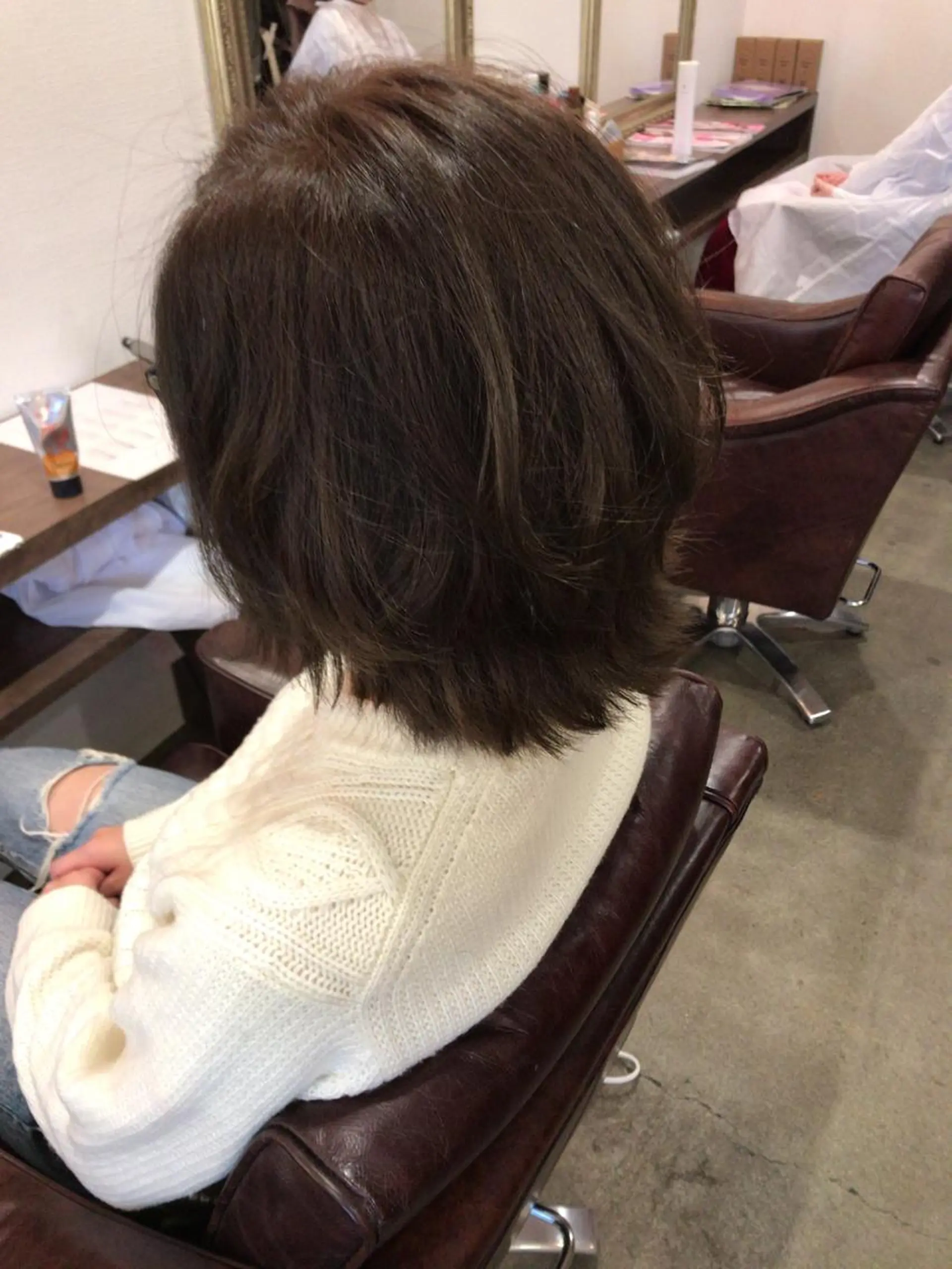 ショート ミディアム カラー レイヤーカット匠 イソザキノリユキのヘアスタイル