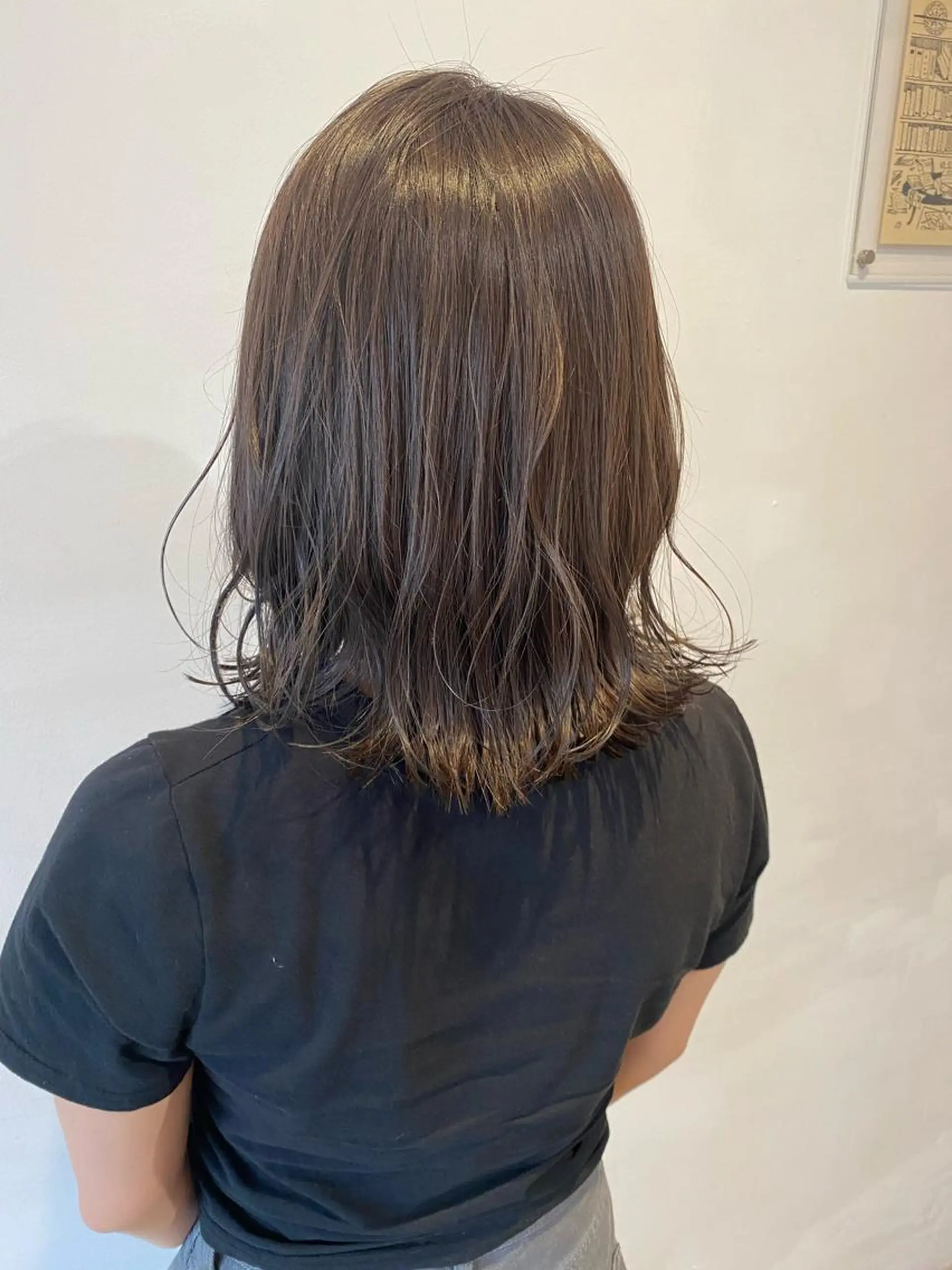 ミディアム わかばやし ゆうこのヘアスタイル