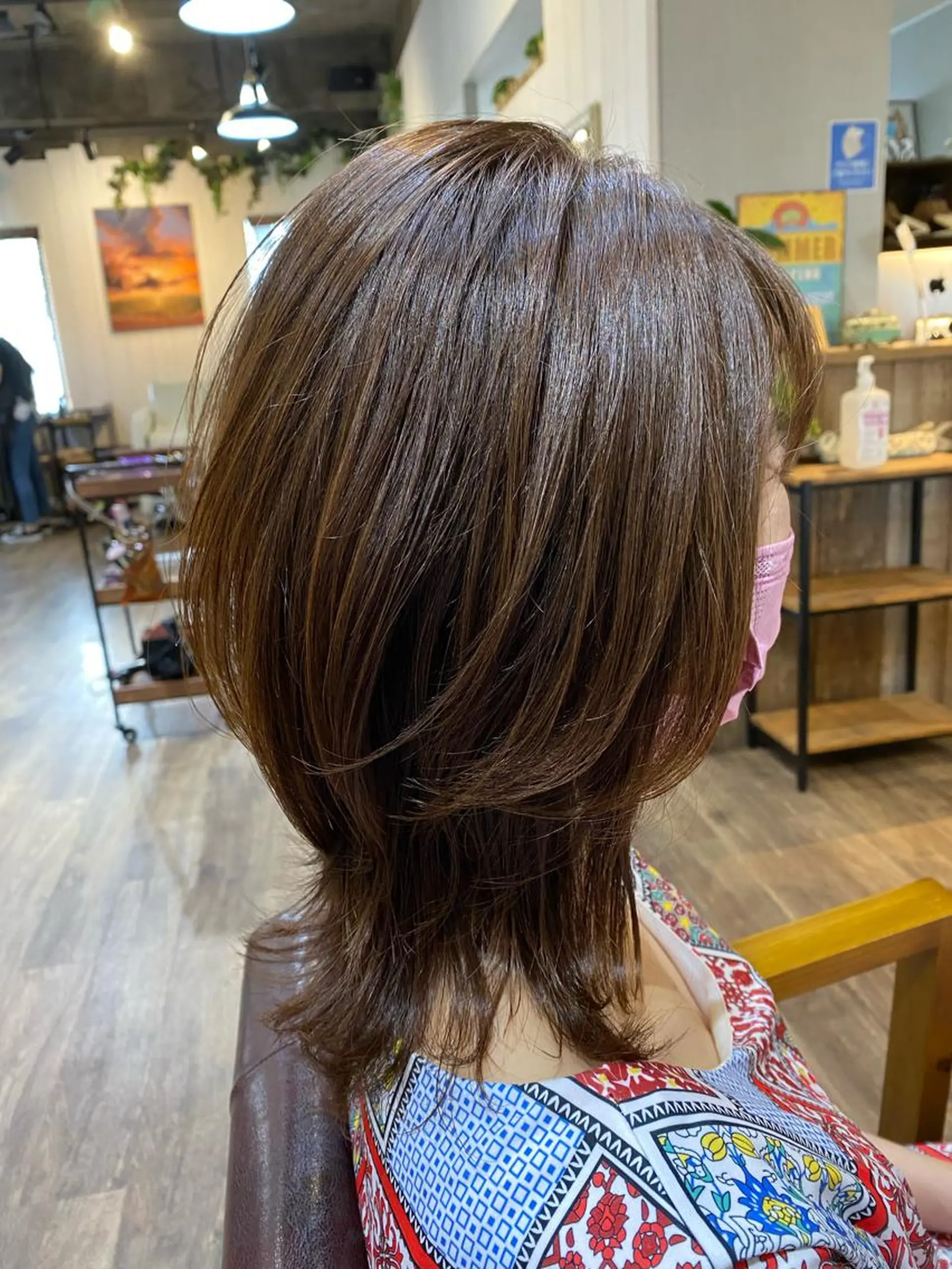 ミディアム 前井 正人のヘアスタイル