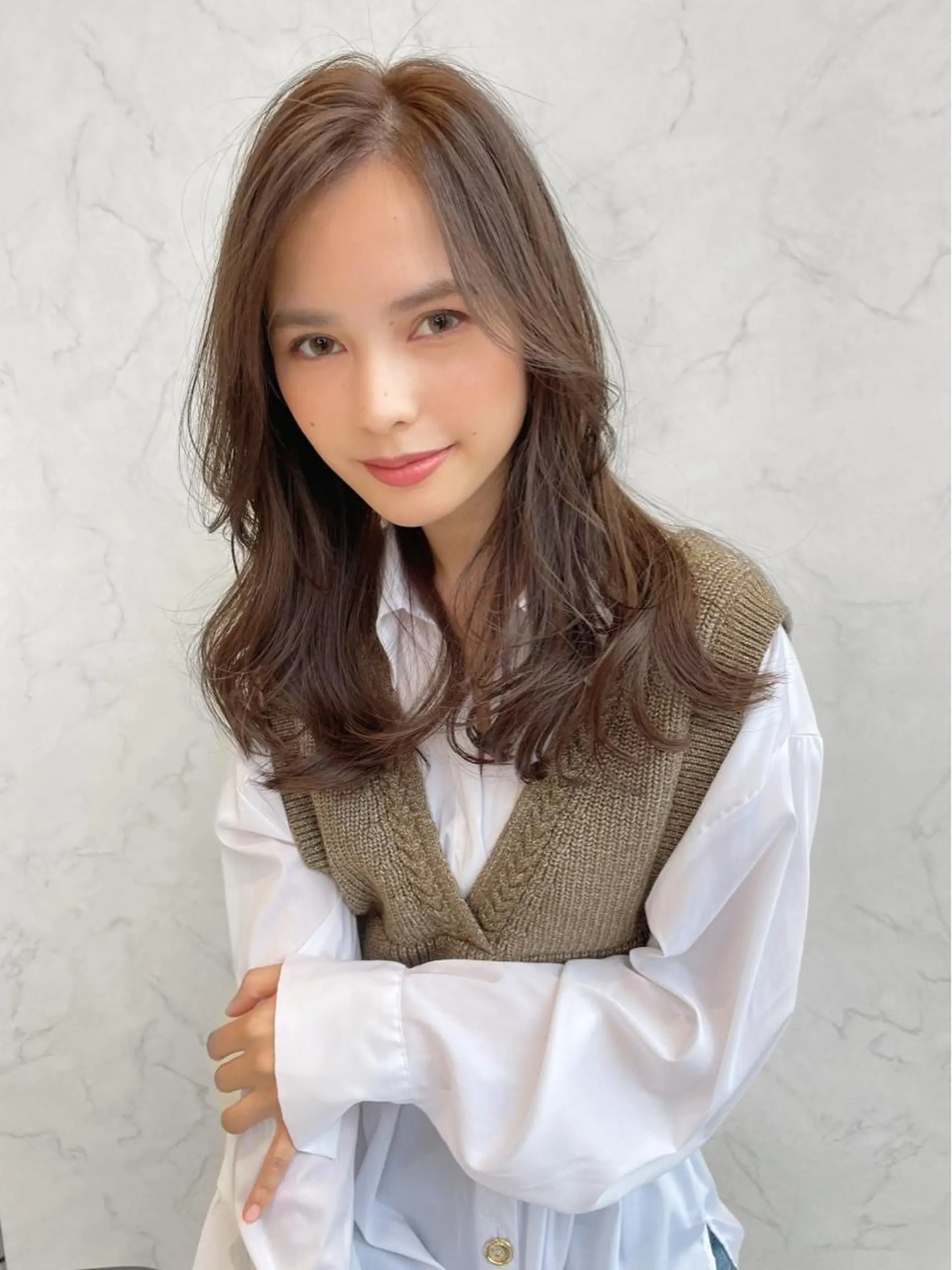 ロング チダアキフミ Ash大森のヘアスタイル