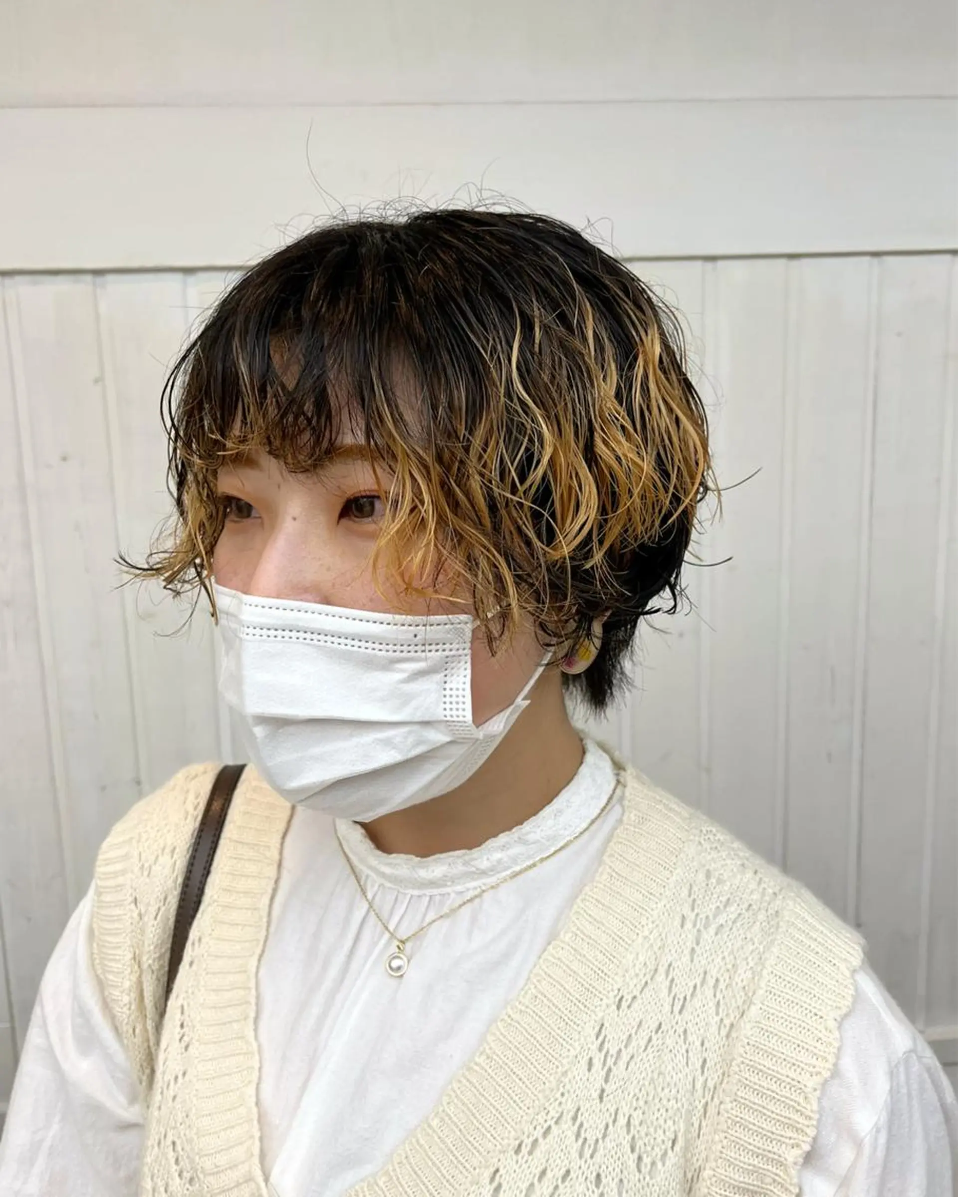 ショート カラー パーマ ヘアアレンジ メンズ 💎髪質改善特化💎 RUITOのヘアスタイル