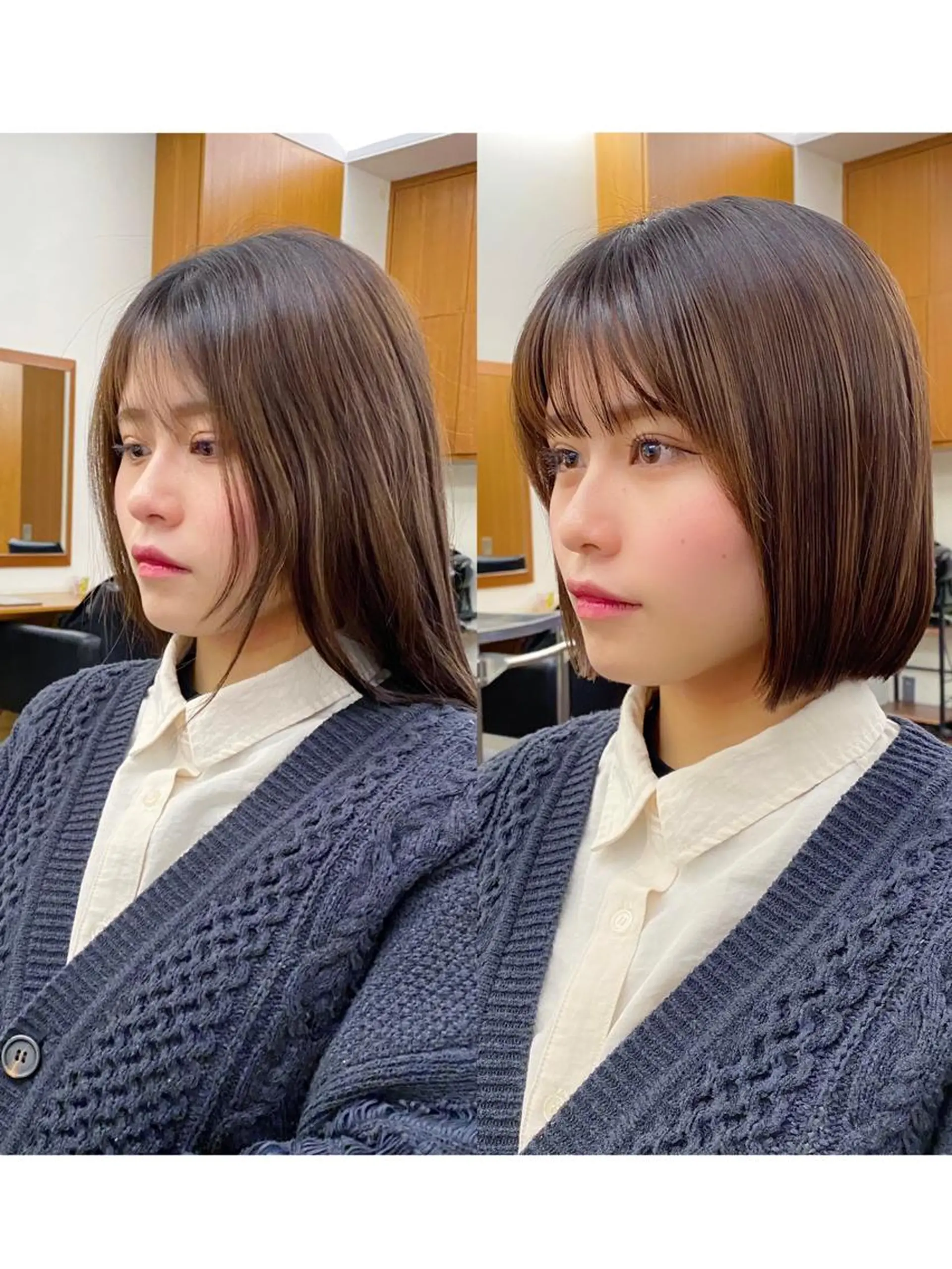 ショート 似合わせレイヤー/ ニュアンスパーマ高倉のヘアスタイル