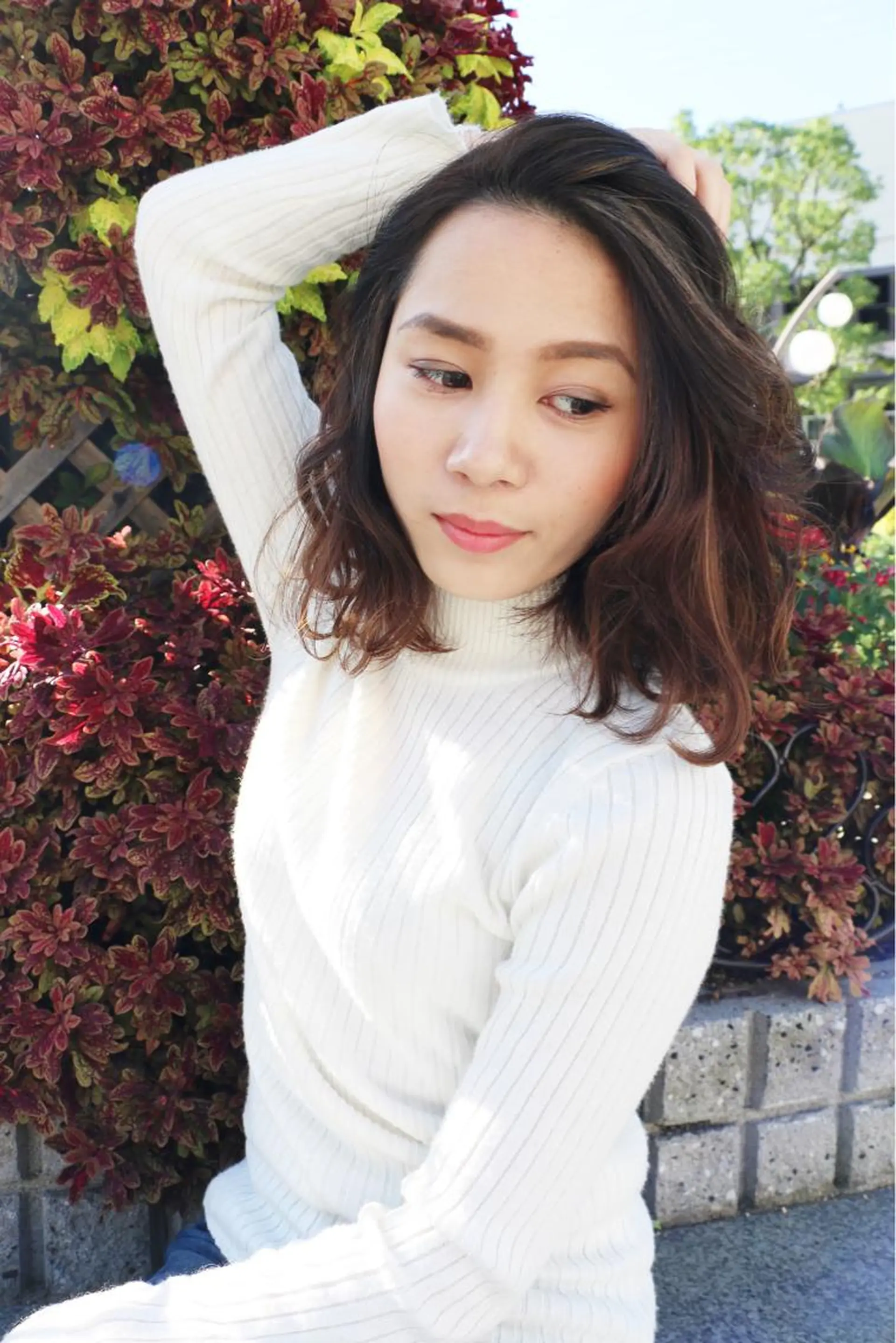 ミディアム カラー パーマ マツエク・マツパ カット ヘアカラー 黒木 健悟のヘアスタイル