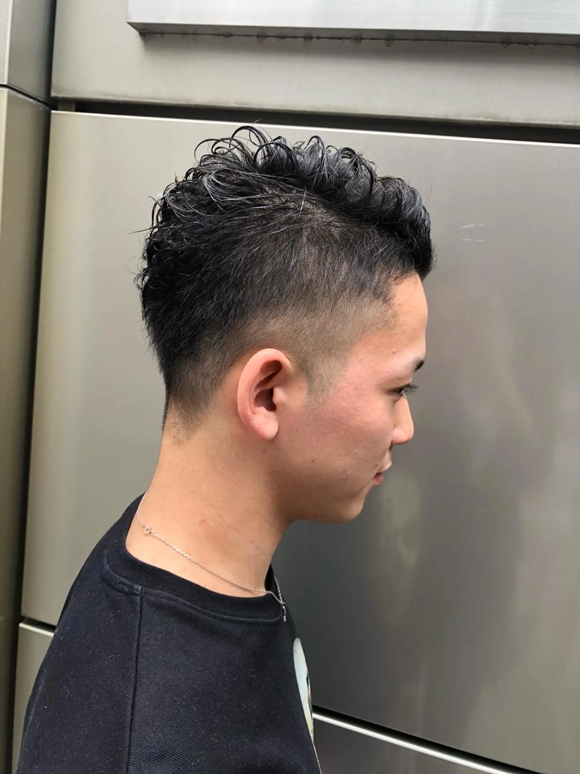 パーマ メンズ メンズパーマ 千崎 聖太のヘアスタイル